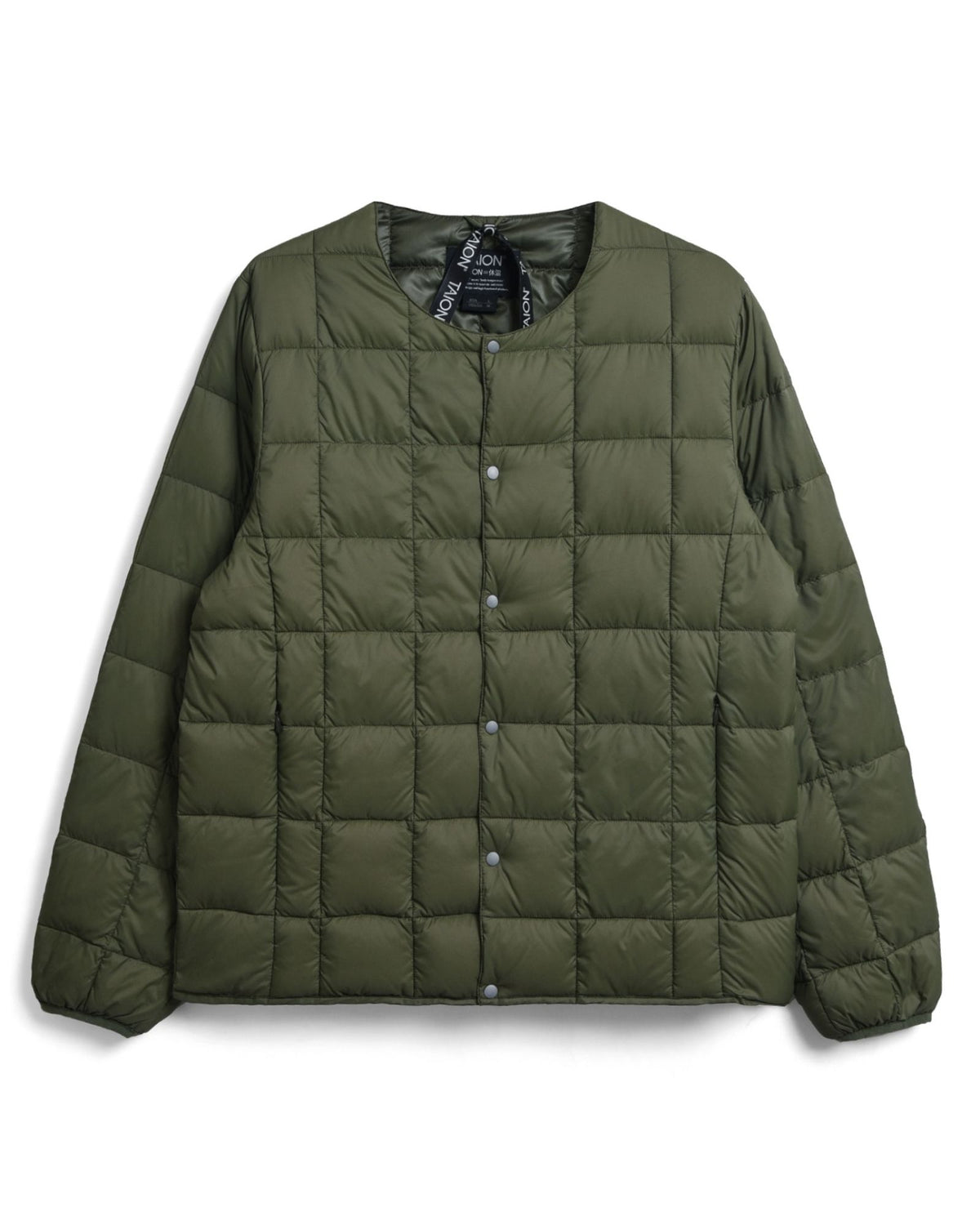 Giacca Crew Neck Dark Olive 104 D.O Taion 