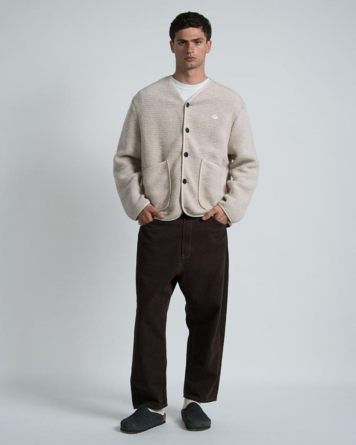 Giacca Cardigan Cameron Latte CAMERON LA Wooden 