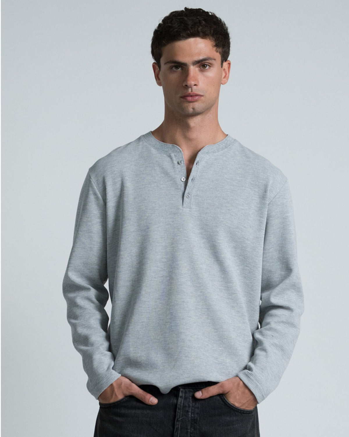 Maglia New Jude Chester Grigio Melange NEWJUDE GR Wooden 