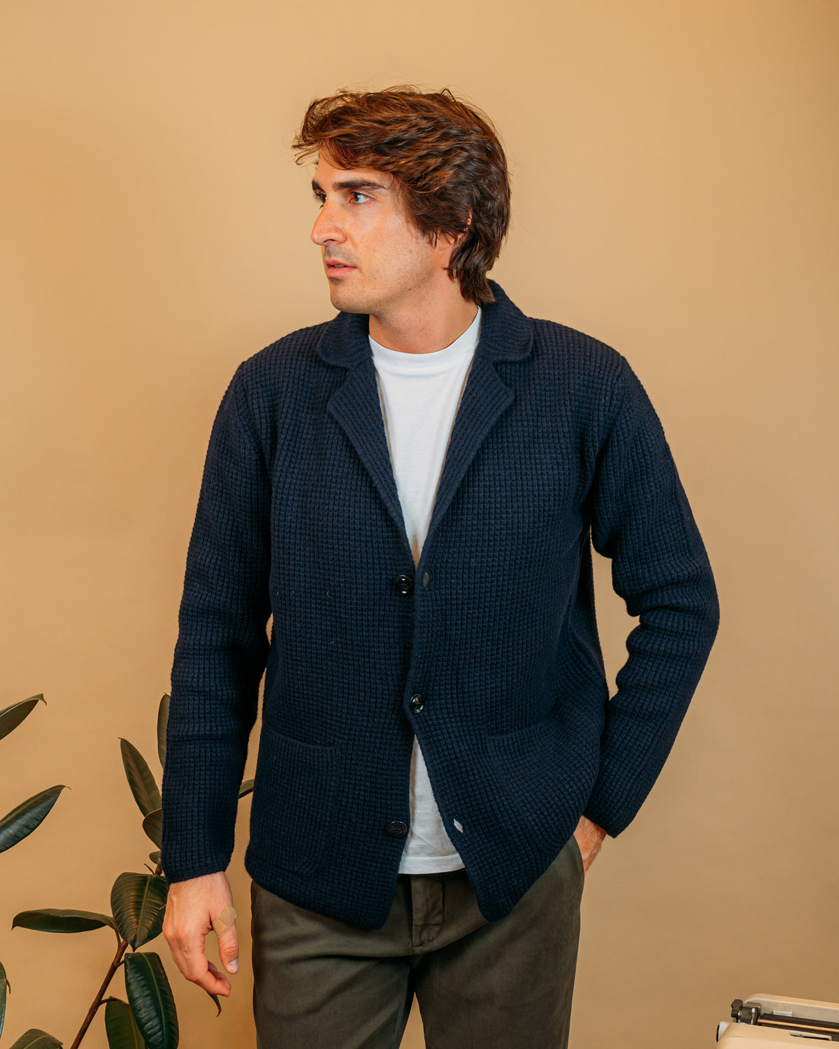 Giacca Costa Inglese Blu WO0120 0023 Wool & Co 