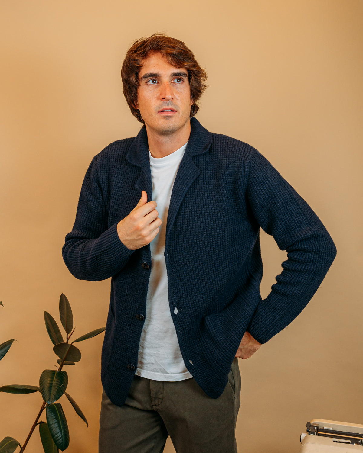 Giacca Costa Inglese Blu WO0120 0023 Wool & Co 