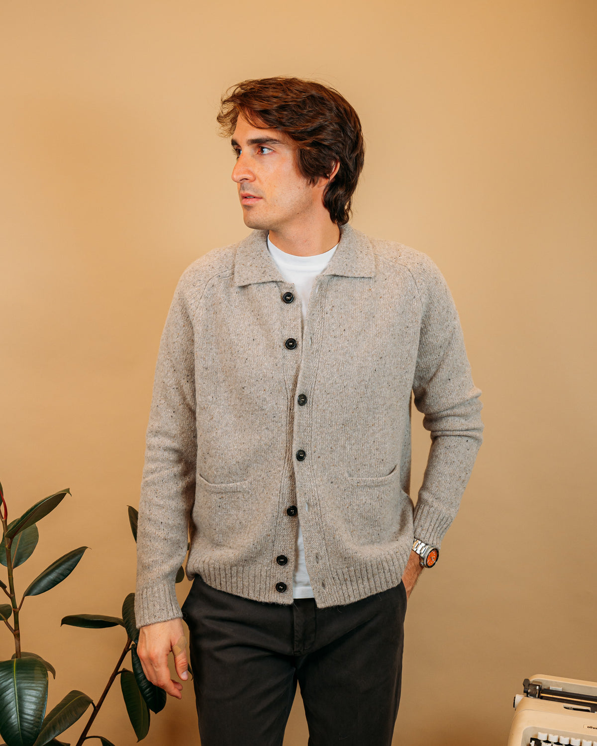 Cardigan Corteccia WO0252 0036 Wool & Co 