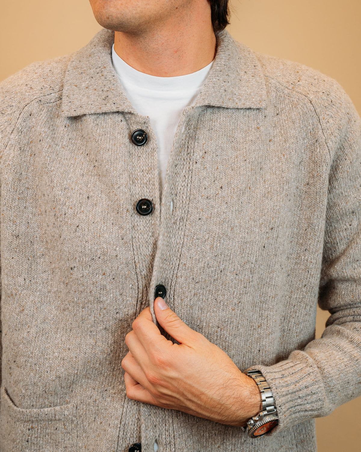 Cardigan Corteccia WO0252 0036 Wool & Co 