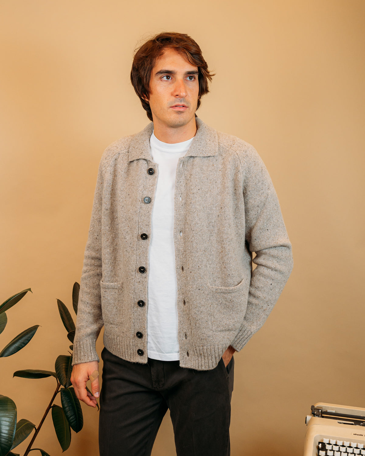 Cardigan Corteccia WO0252 0036 Wool & Co 
