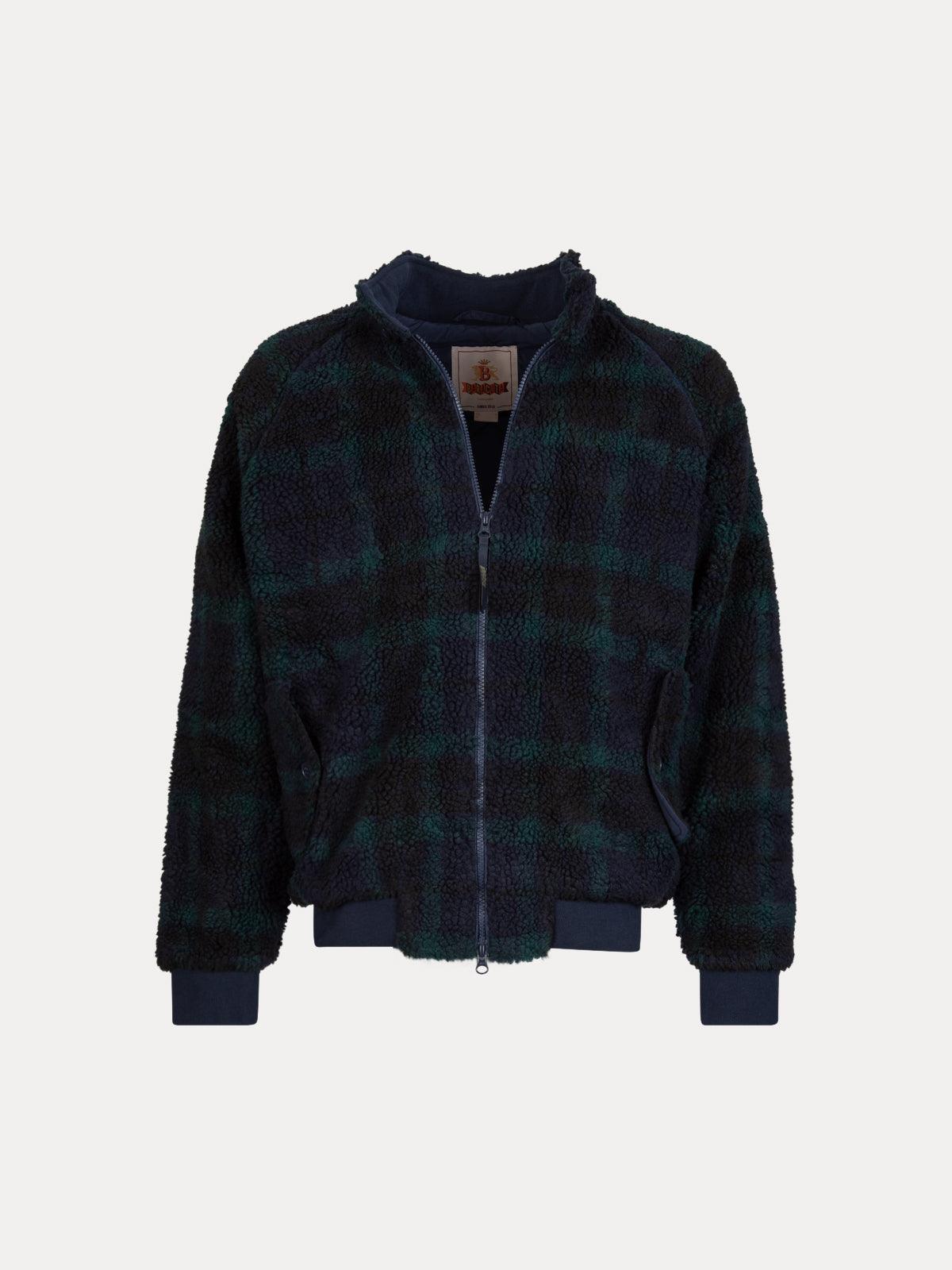 GAFFISTORE CURLY FLEECE G9 BLACK WATCH BARACUTA