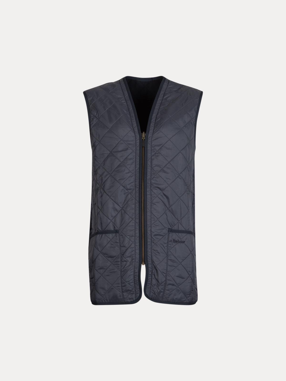 GAFFISTORE POLARQUILT WAISTCOAT ZIP LINER NAVY BARBOUR