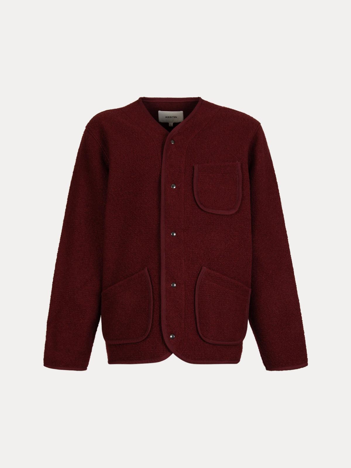 GAFFISTORE NEIST FLEECE BURGUNDY KESTIN