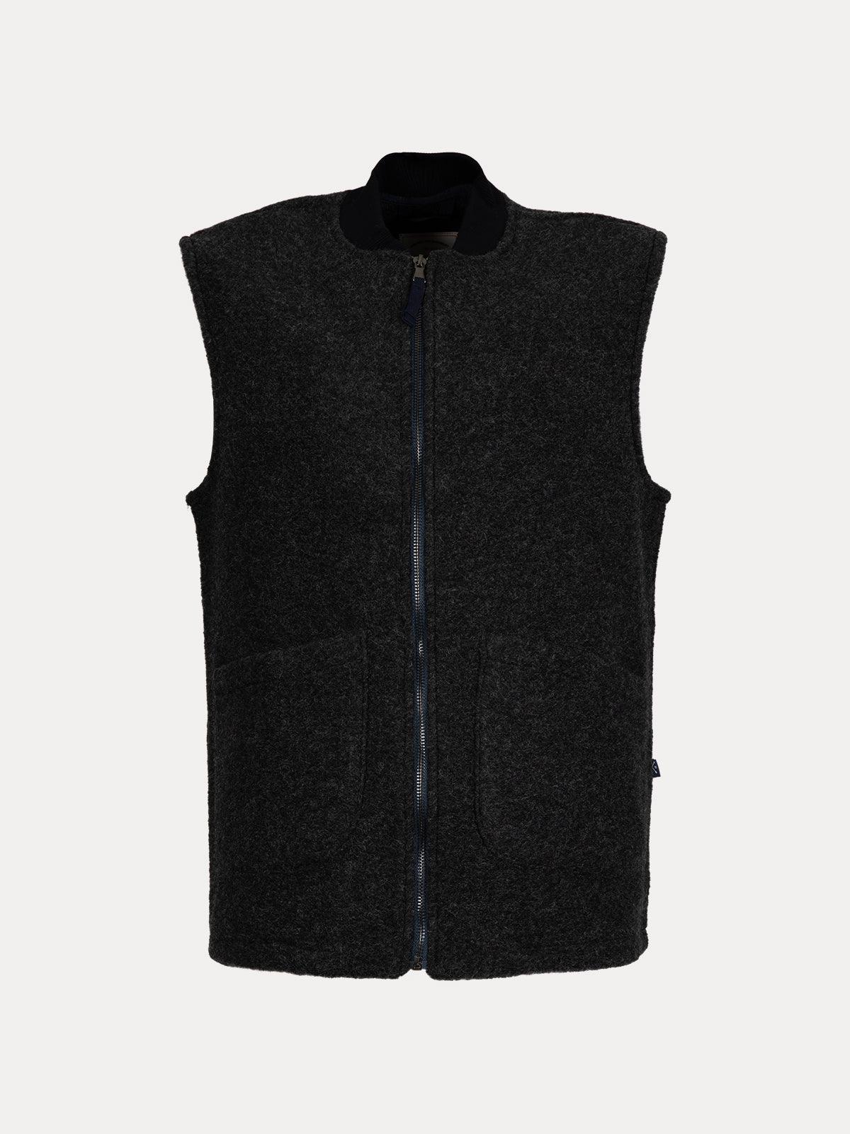 GAFFISTORE GILET MISTO LANA CON TASCONI CASTLEROCK IMPURE