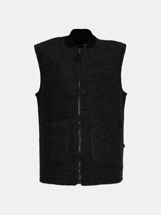 GAFFISTORE GILET MISTO LANA CON TASCONI CASTLEROCK IMPURE