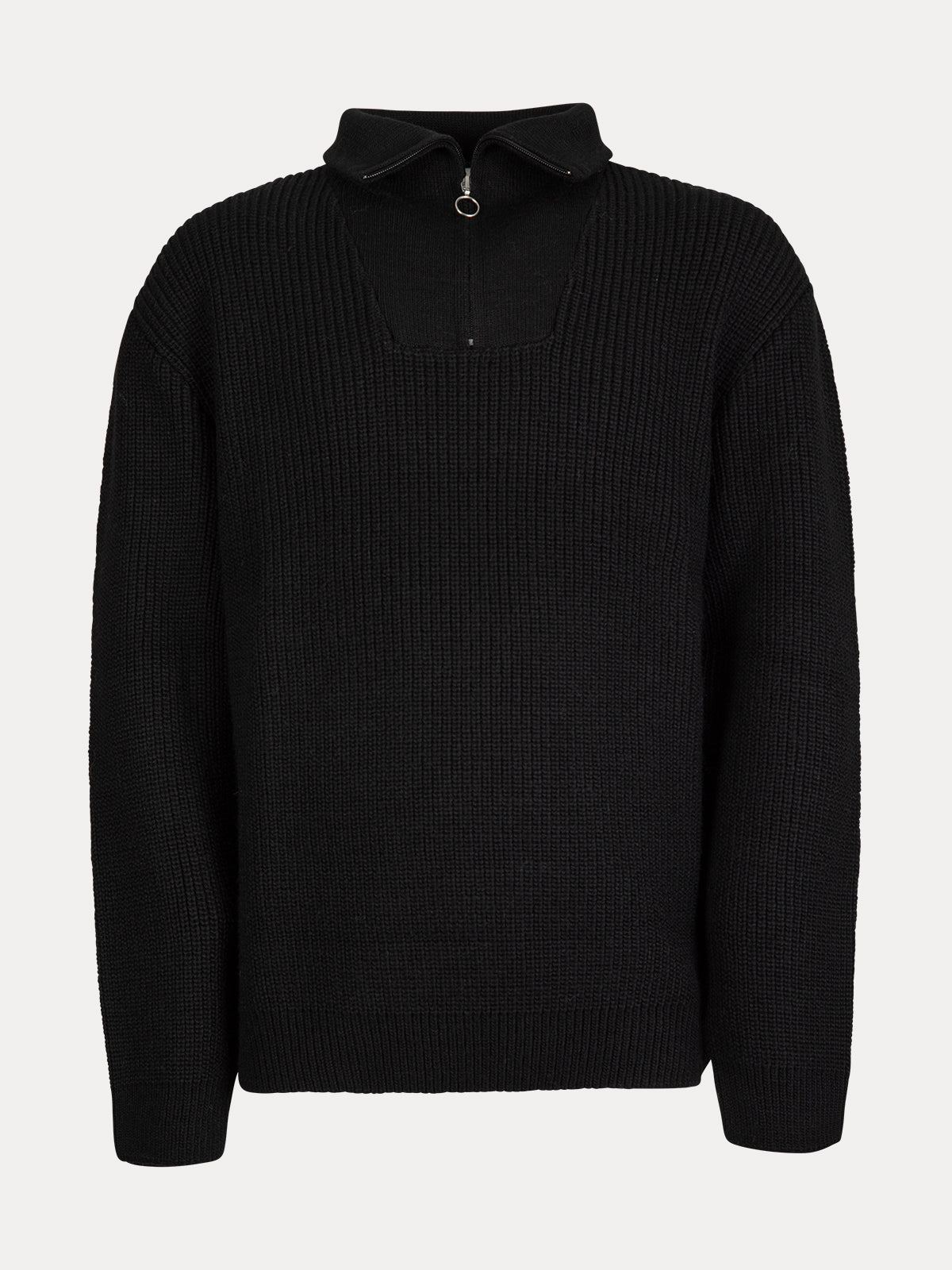 GAFFISTORE ZAGROS TRUCKER SWEATER BLACK EDWIN