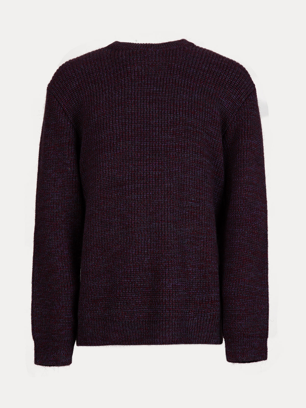 GAFFISTORE MEANDER SWEATER BORDEAUX HEATHER EDWIN