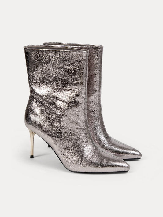 GAFFISTORE STIVALETTO LYRICALS PEWTER STEVE MADDEN