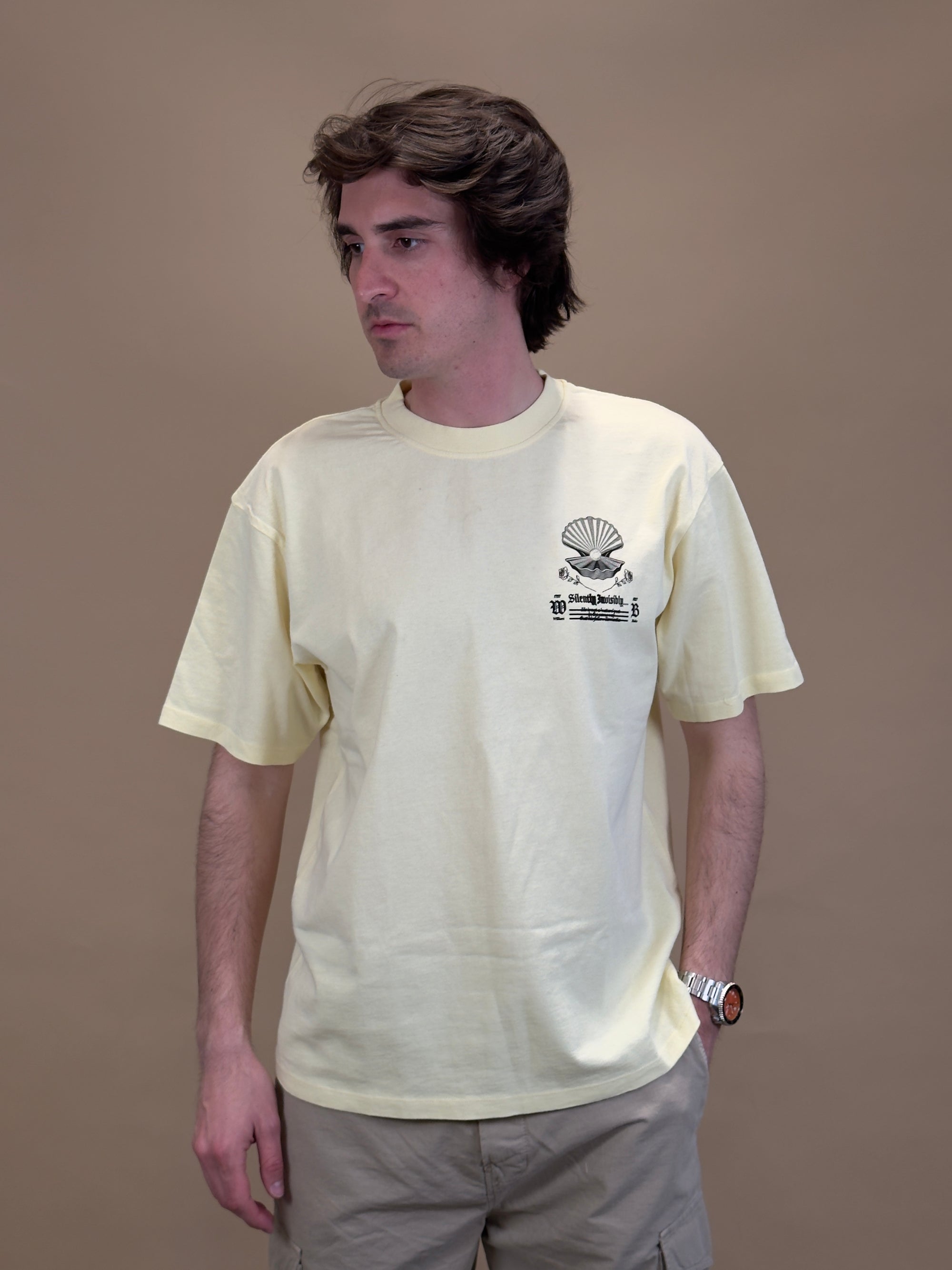 Garden of Love t-shirt I03348328W67 Tender Yellow Edwin 