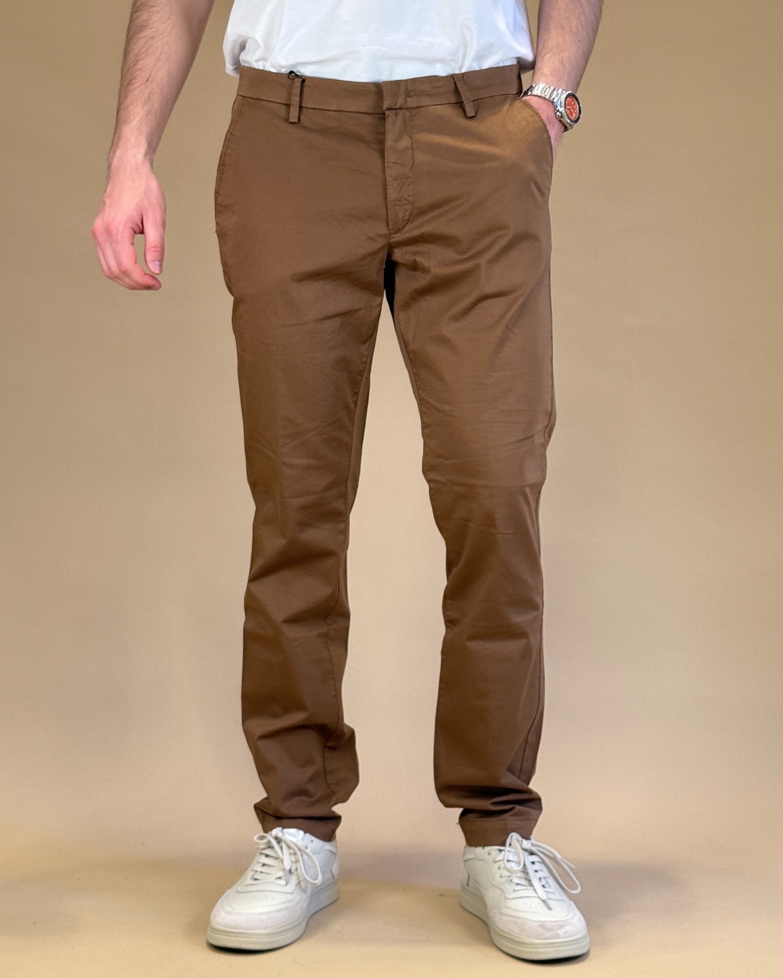 Pantalone Miami BSMIA8323S24L169 NOCCIOLA Gaffi 