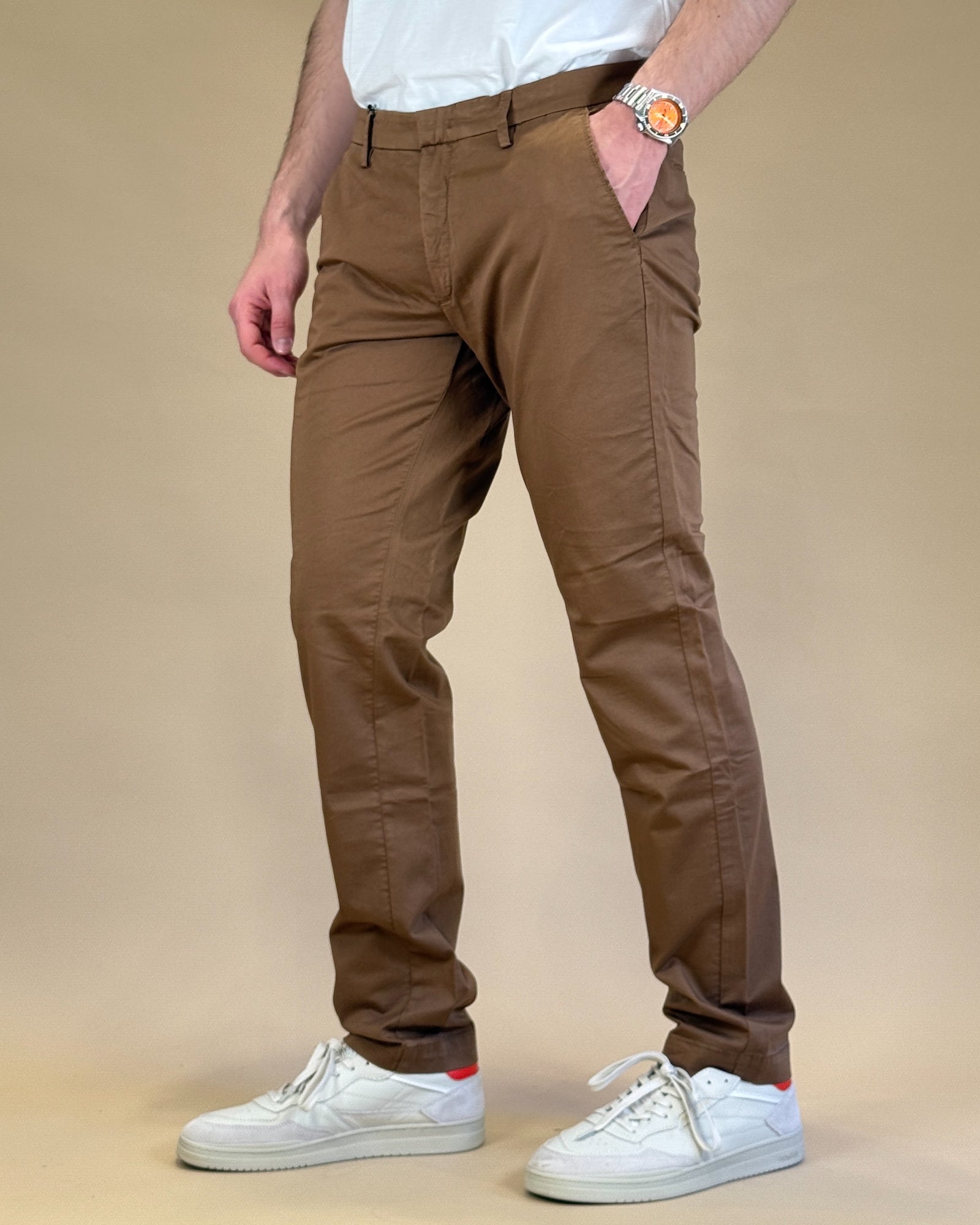Pantalone Miami BSMIA8323S24L169 NOCCIOLA Gaffi 