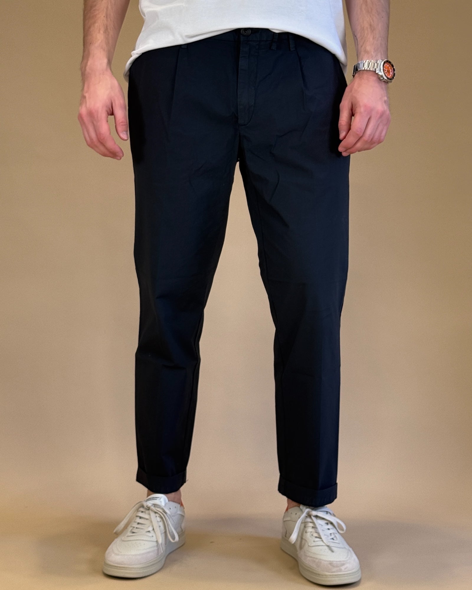 Pantalone Copenaghen GACOP8215S24016 NAVY Gaffi 