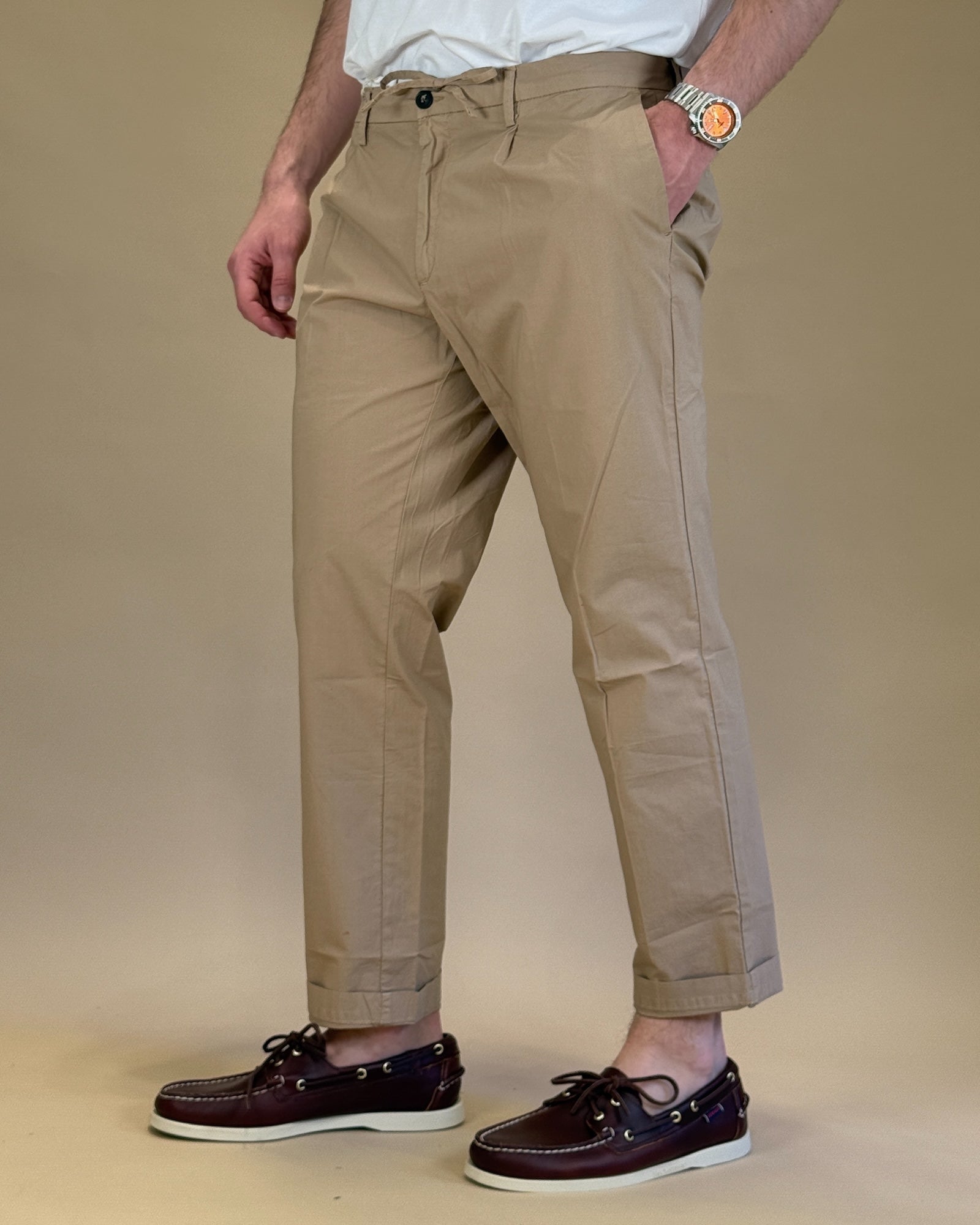 Pantalone Copenaghen GACOP8215S24146 BEIGE Gaffi 