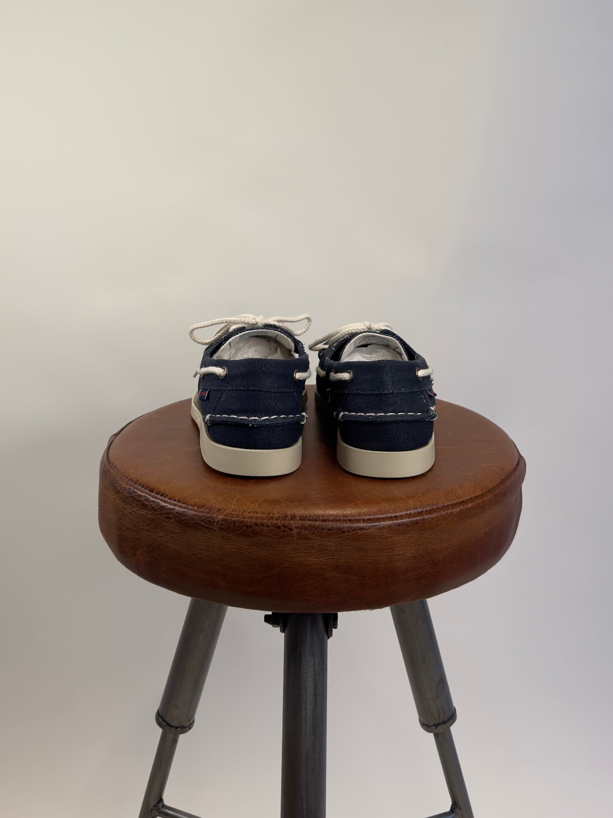 Mocassini Portland Washed Canvas Blue-Navy 6117KW908 BLUE NAVY Sebago 