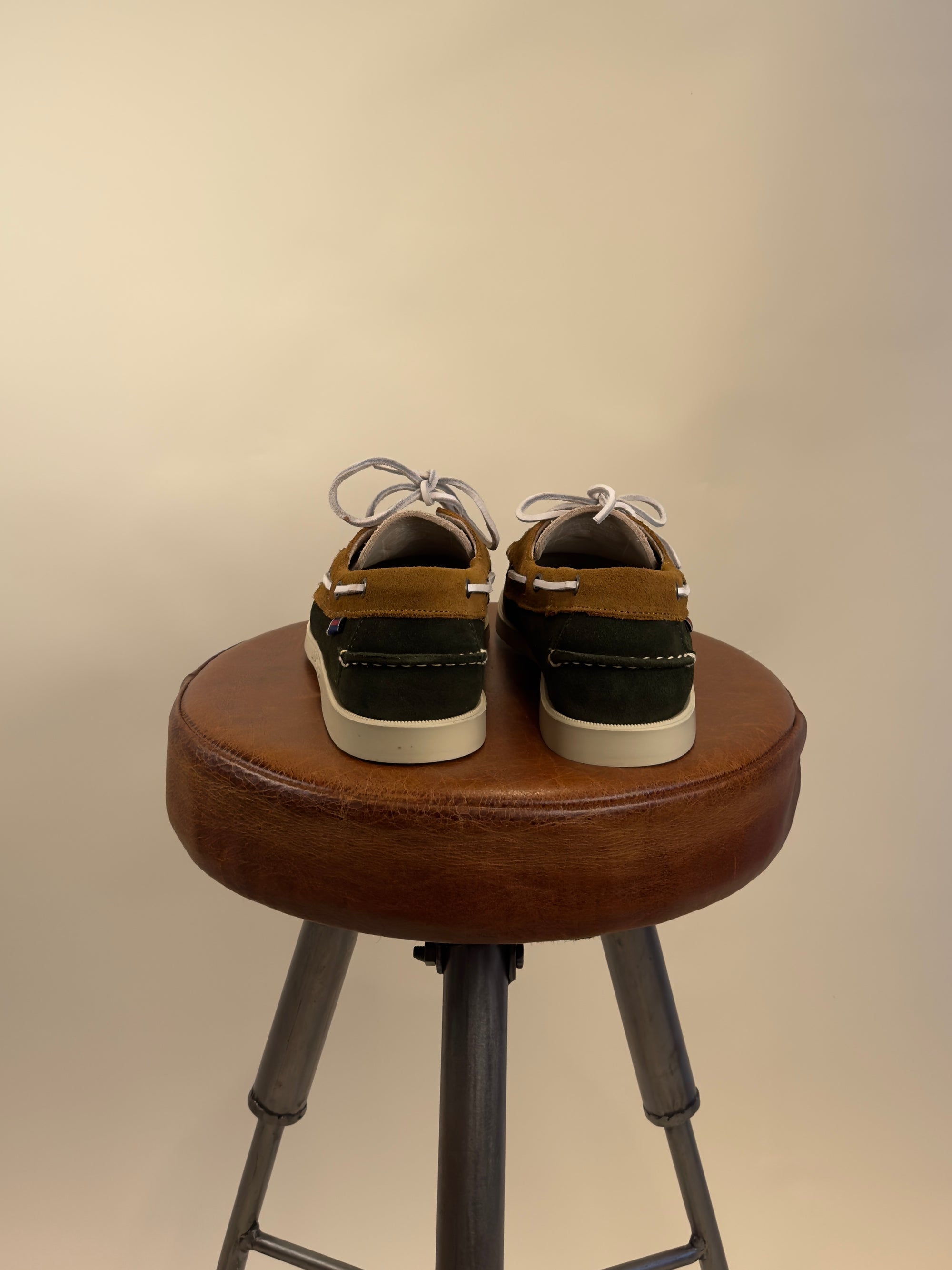 Mocassini Portland Jib Green Thyme-Taupe-Cuoio 70014J0AAG GREEN THYME-TAUPE-CUOIO Sebago 