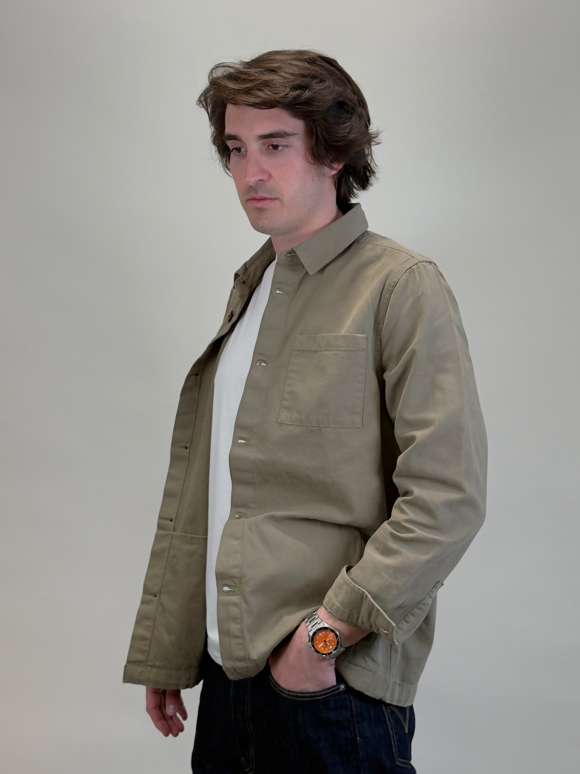 Washed Overshirt MOS0281 OL31 Barbour 