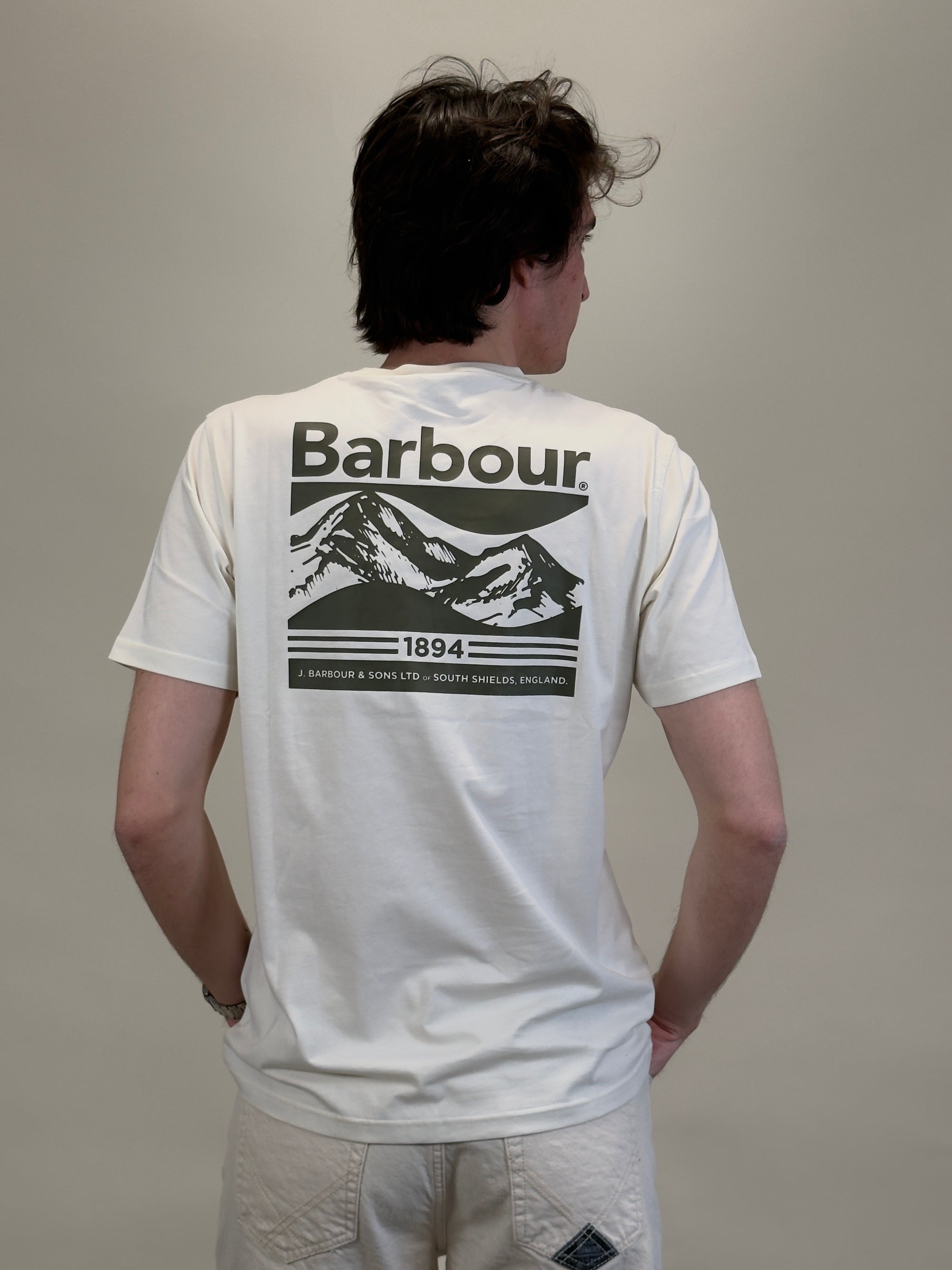 Camber Graphic T-shirt MTS1395 WH52 Barbour 