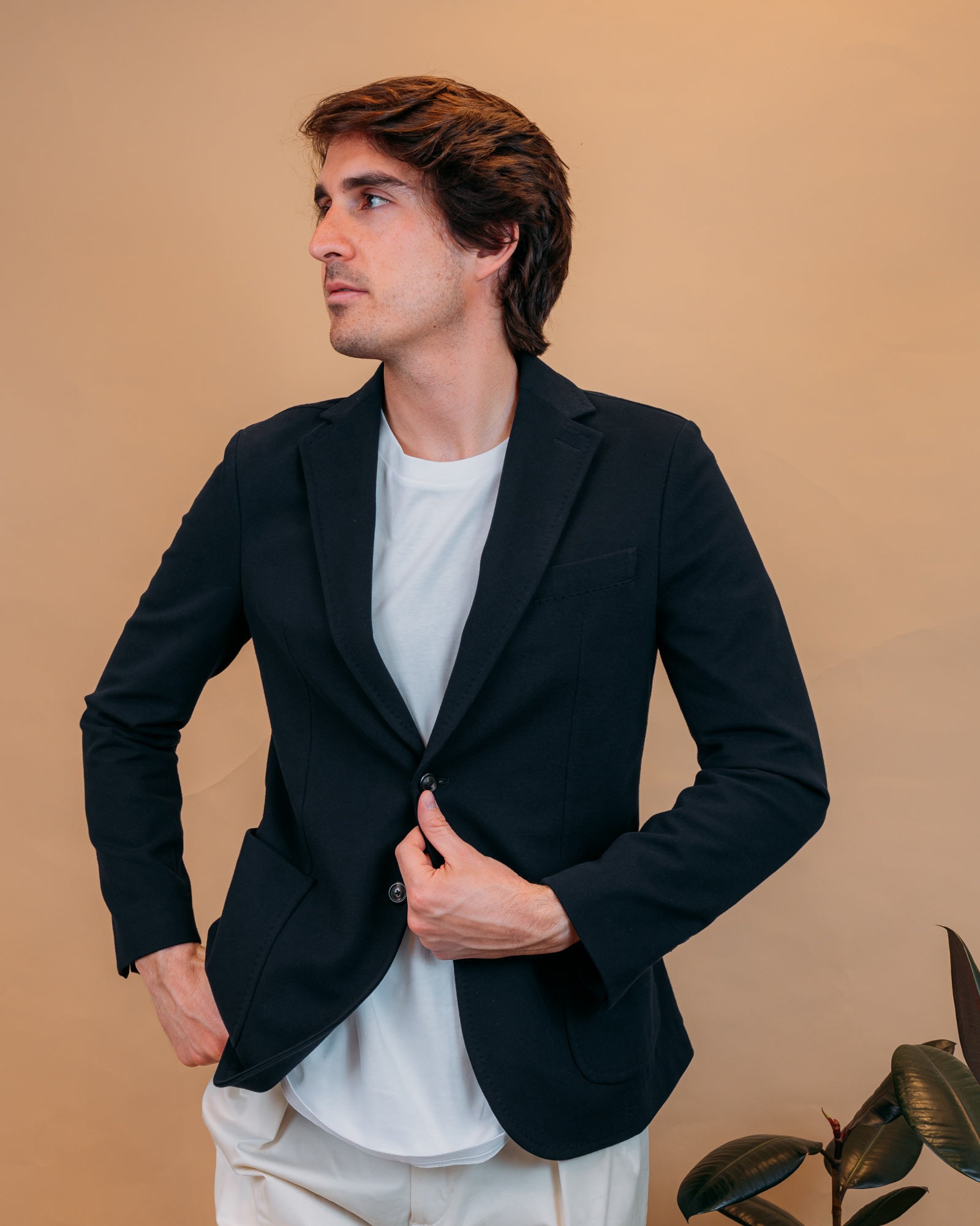 Giacca Piquet Blu Navy CN4650 447 Circolo 1901 
