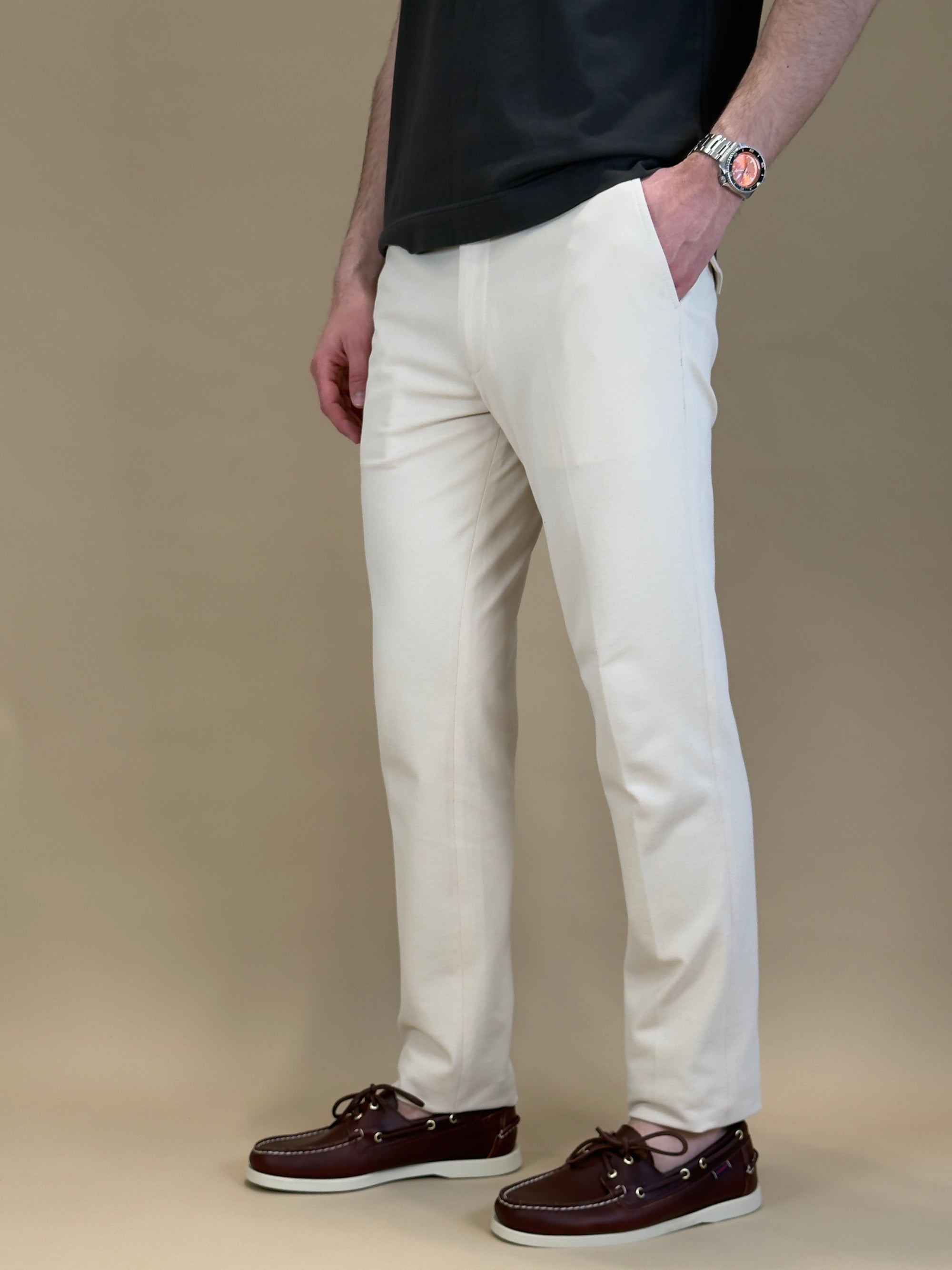 Pantalone in Piquet CN4652 1074 Circolo 1901 