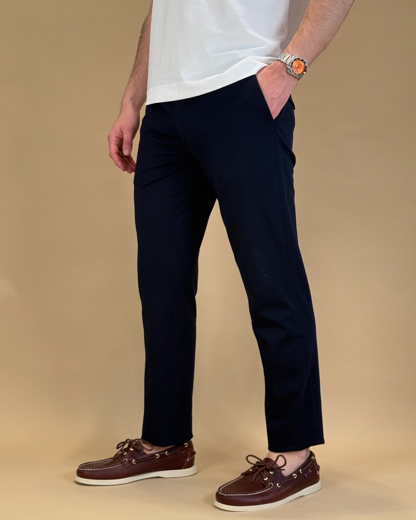 Pantalone in Piquet CN4652 447 Circolo 1901 