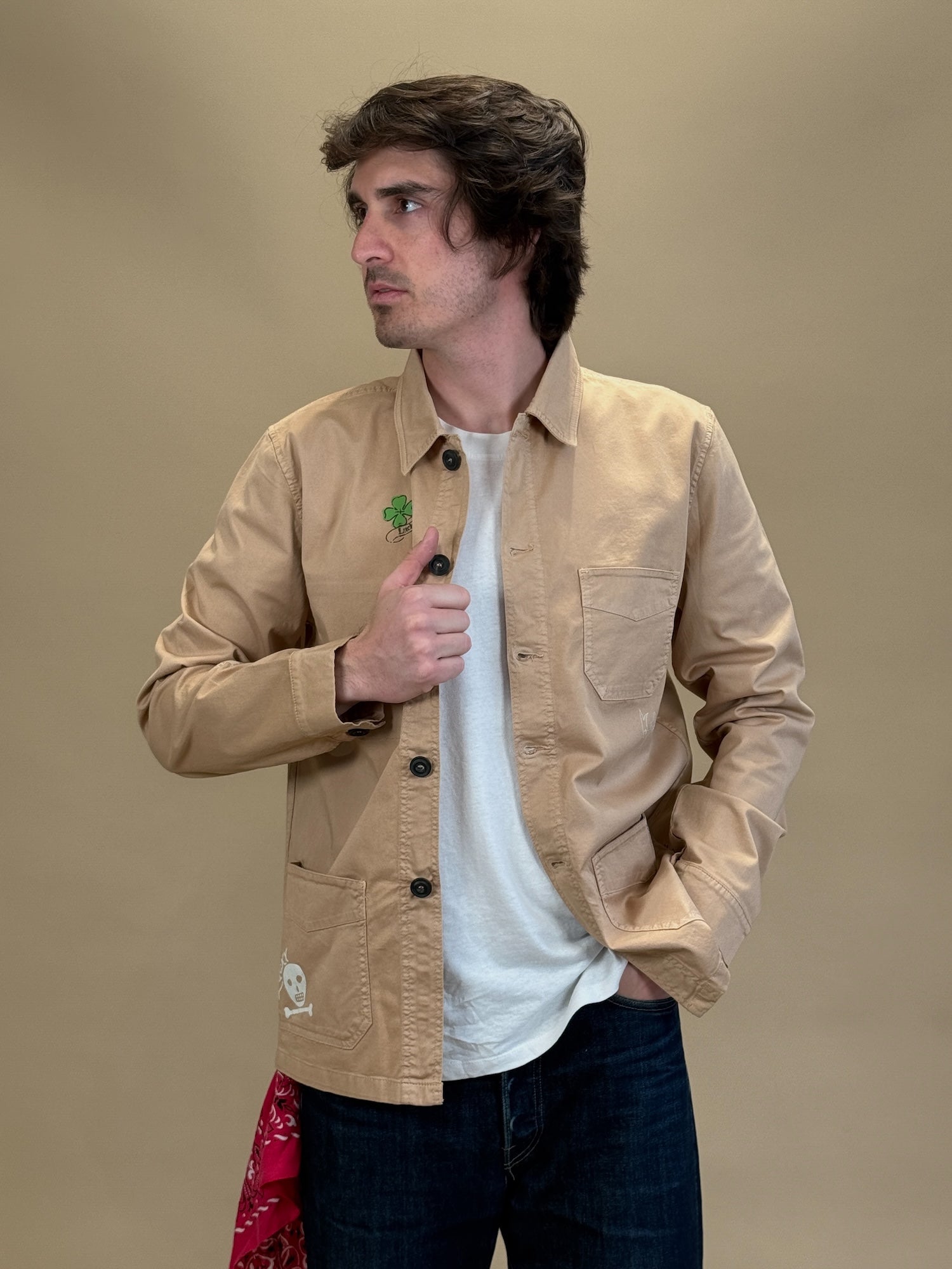Overshirt Marshall con Stampe MARSHALL/S_T095 081 Clark 