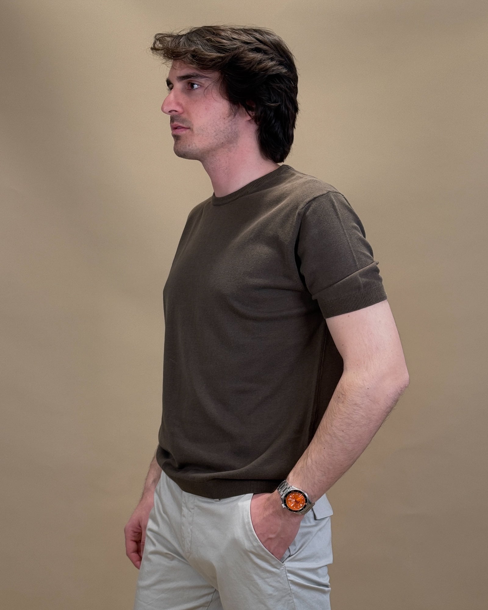 T-shirt Crepe in Filo 56063S 35020 Gaffi 