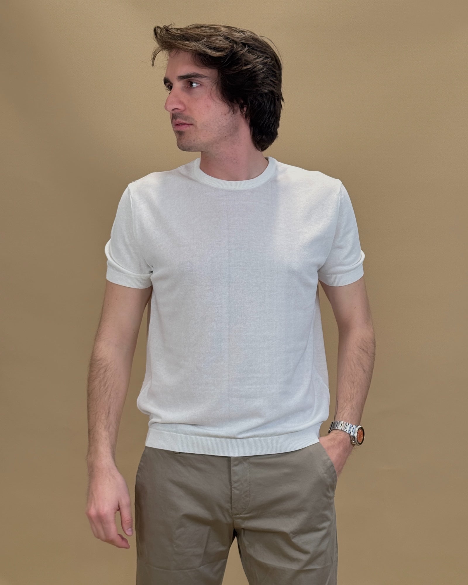 T-shirt in Filo 56063Y 10 Gaffi 