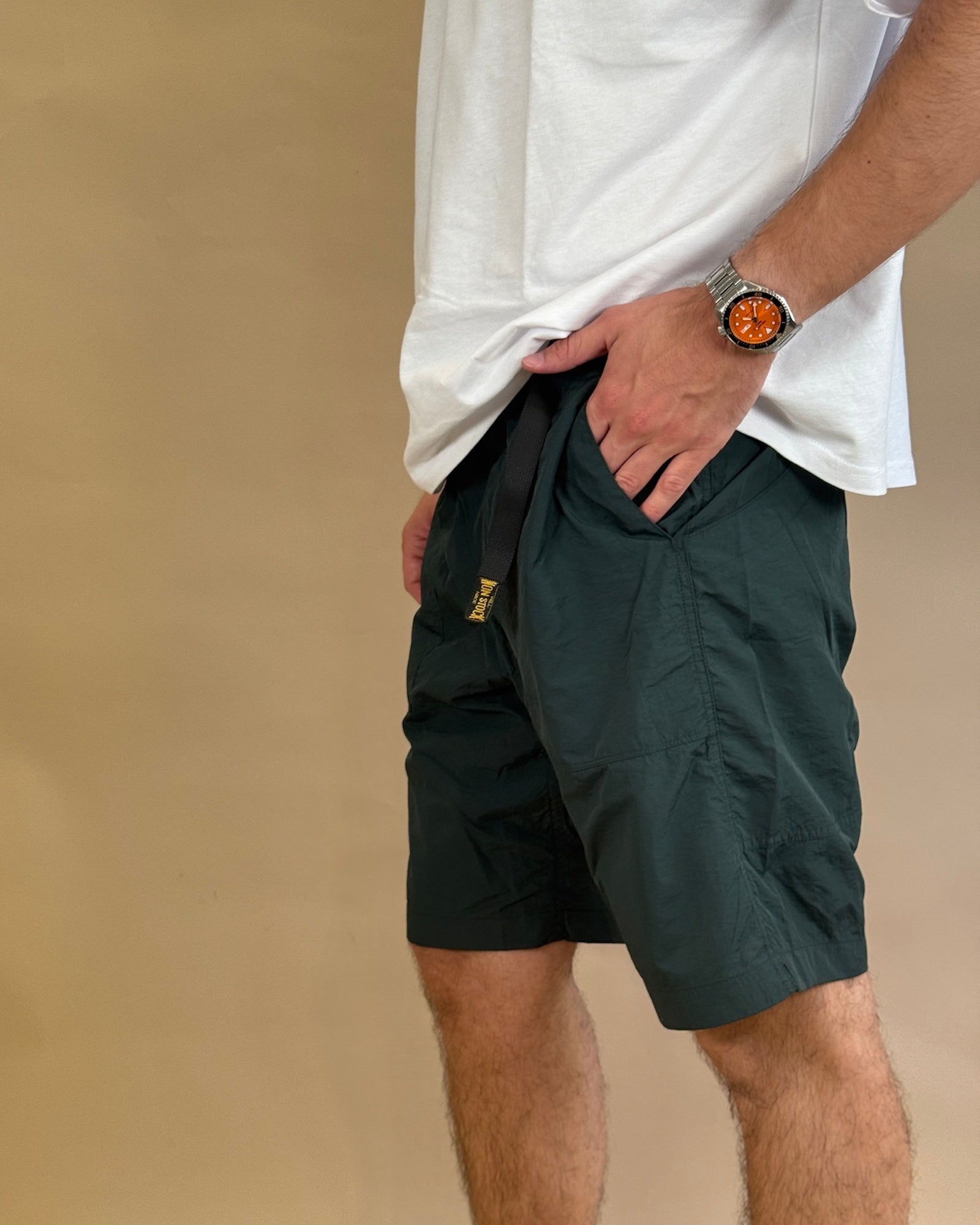 Shorts Nylon Climbers' Green NS23069 01 Bennet Works 