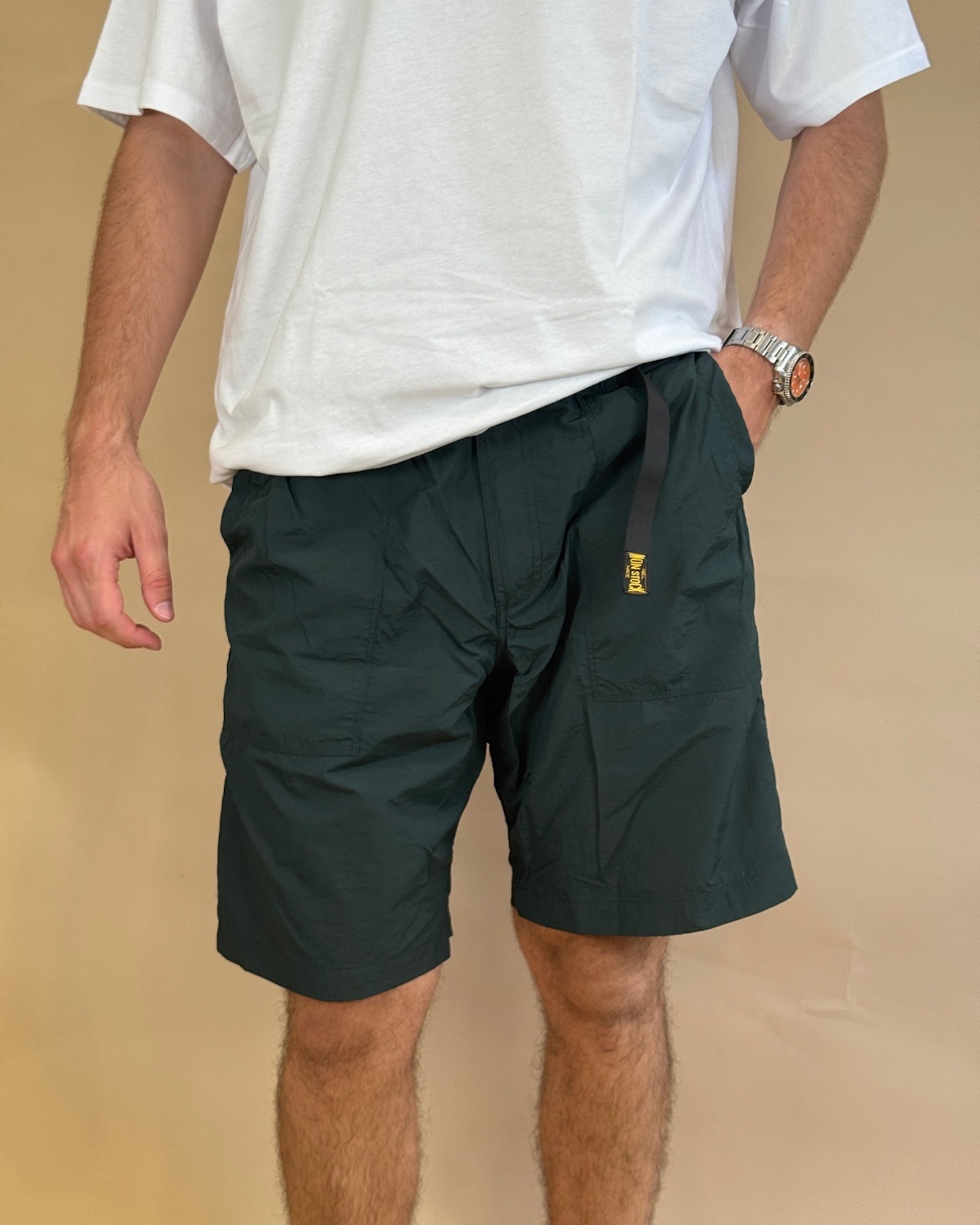 Shorts Nylon Climbers' Green NS23069 01 Bennet Works 