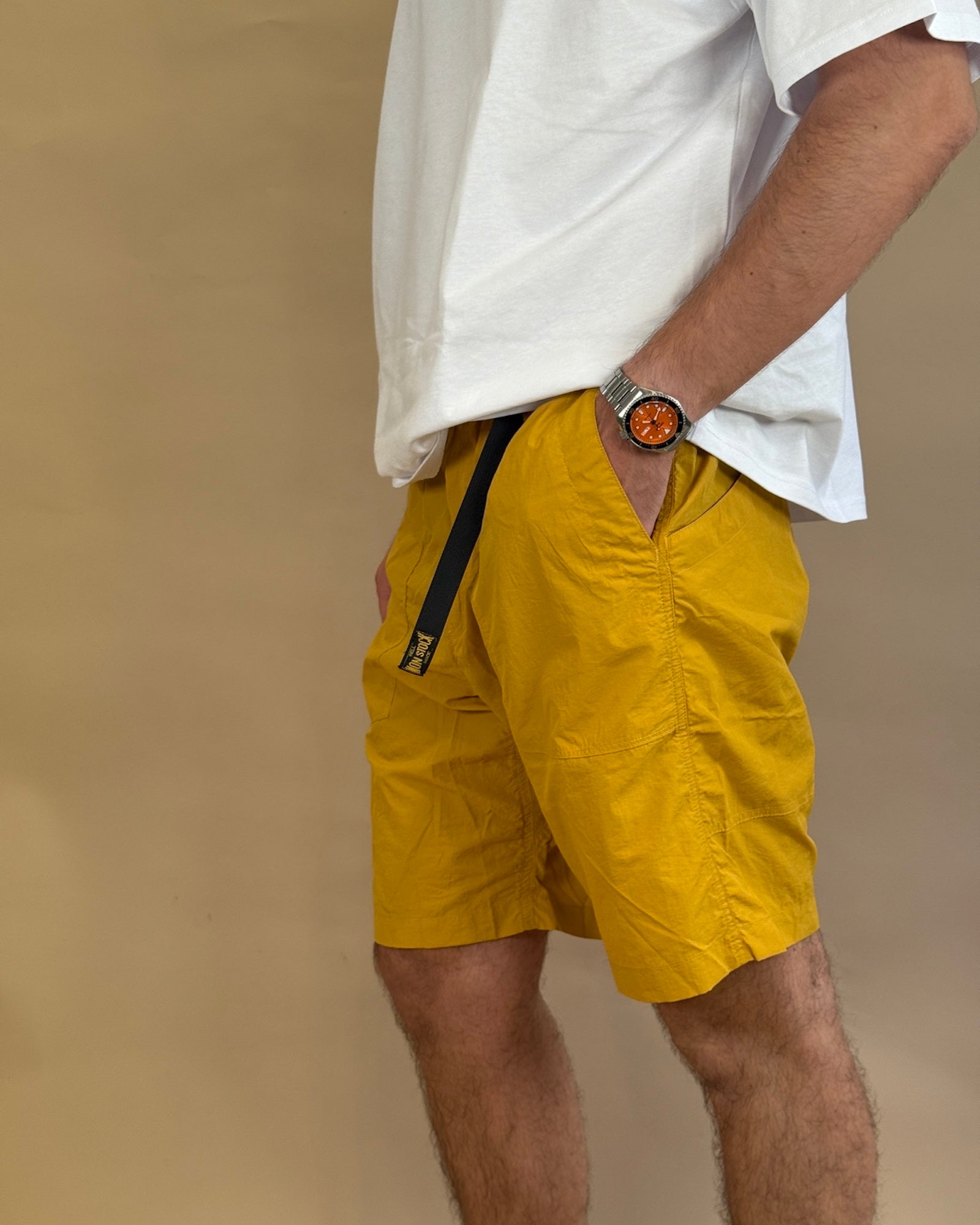 Shorts Nylon Climbers' Yellow NS23069 04 Bennet Works 