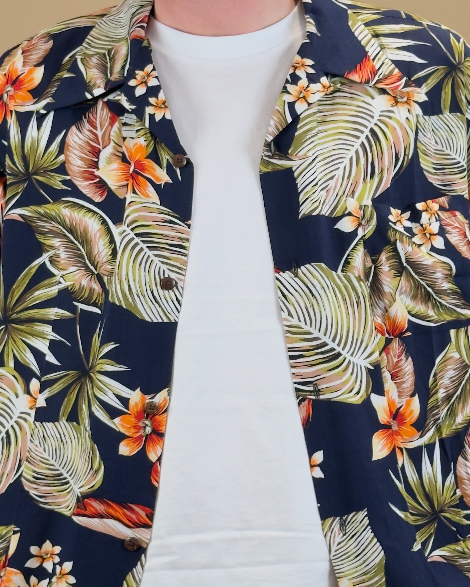 Camicia Aloha Navy NS23072 03 Gaffi 