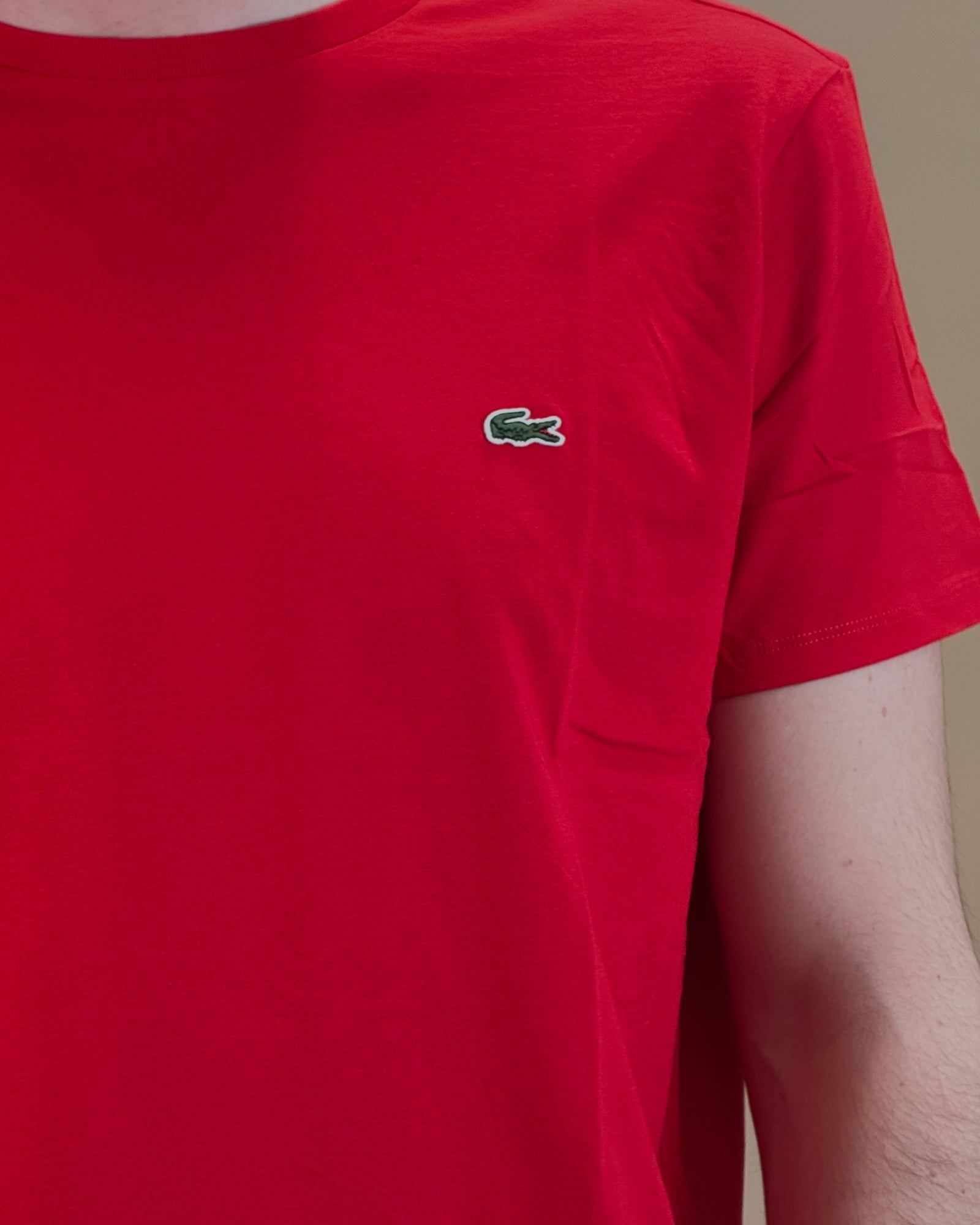 T-shirt in Cotone TH6709 240 Lacoste 