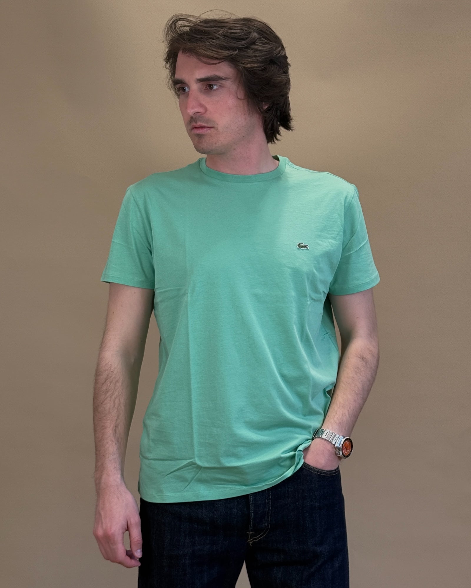 T-shirt in Cotone TH6709 TTF Lacoste 