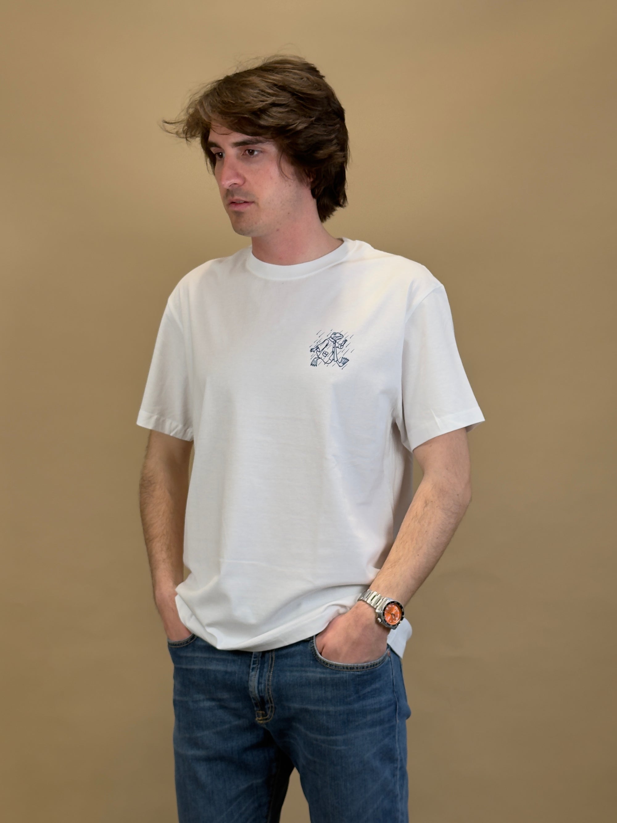 Logo t-shirt T104 WH Manifattura Ceccarelli 