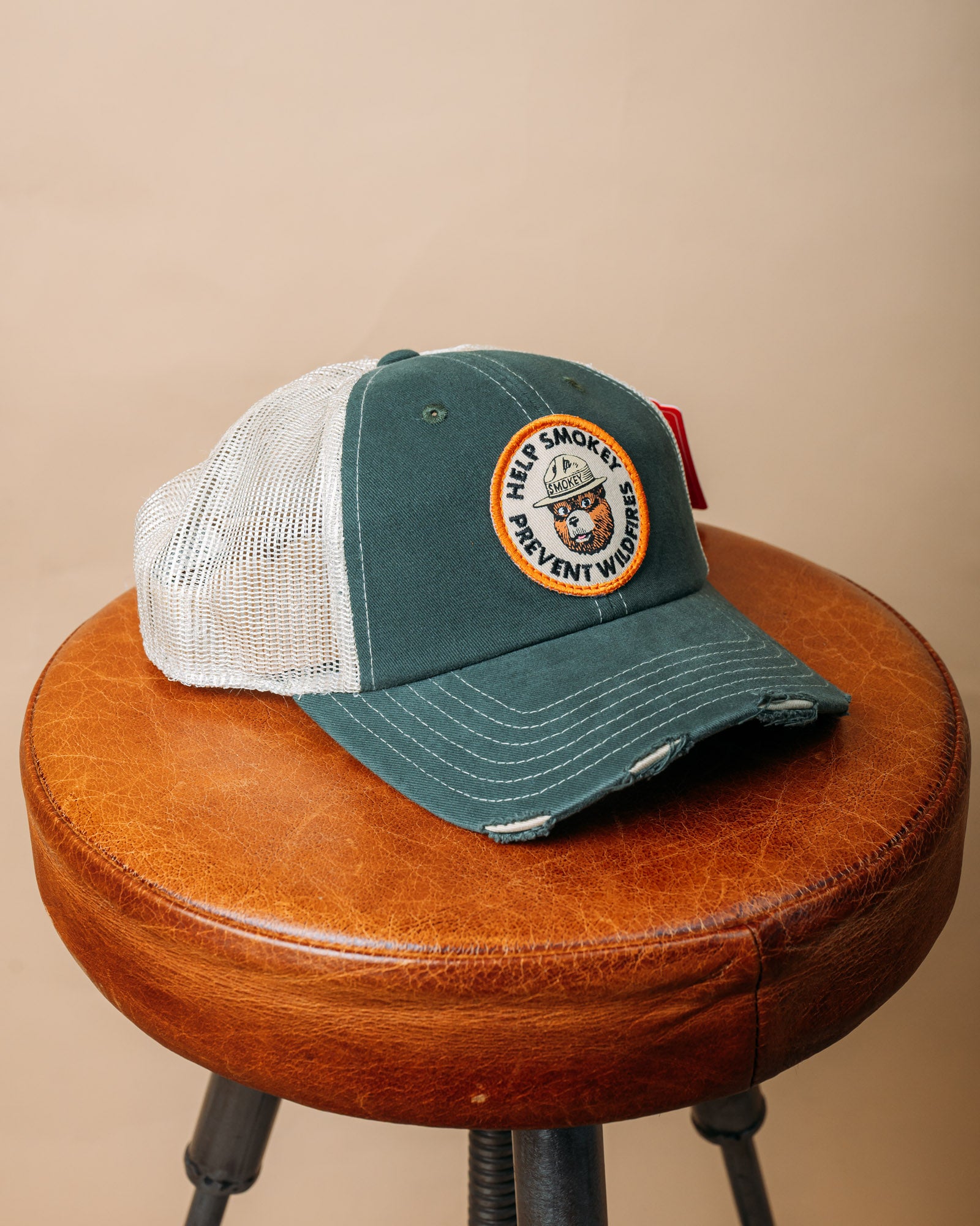 Cappello Smokey The Bear Stone Green 23001_SBEA unica American Needle 