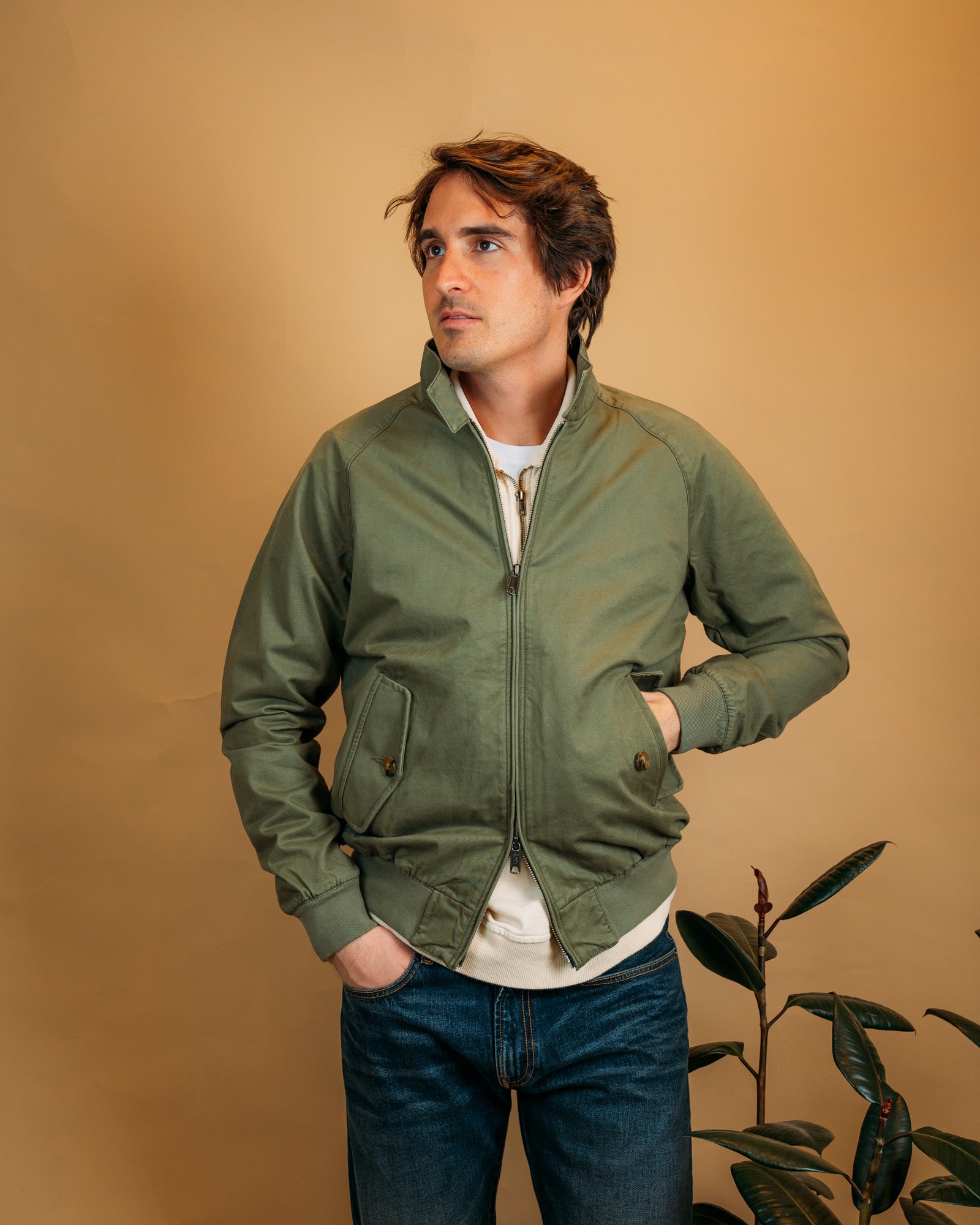 Giacca G9 Twill Lichen Green BRCPS1166 6014 Baracuta 