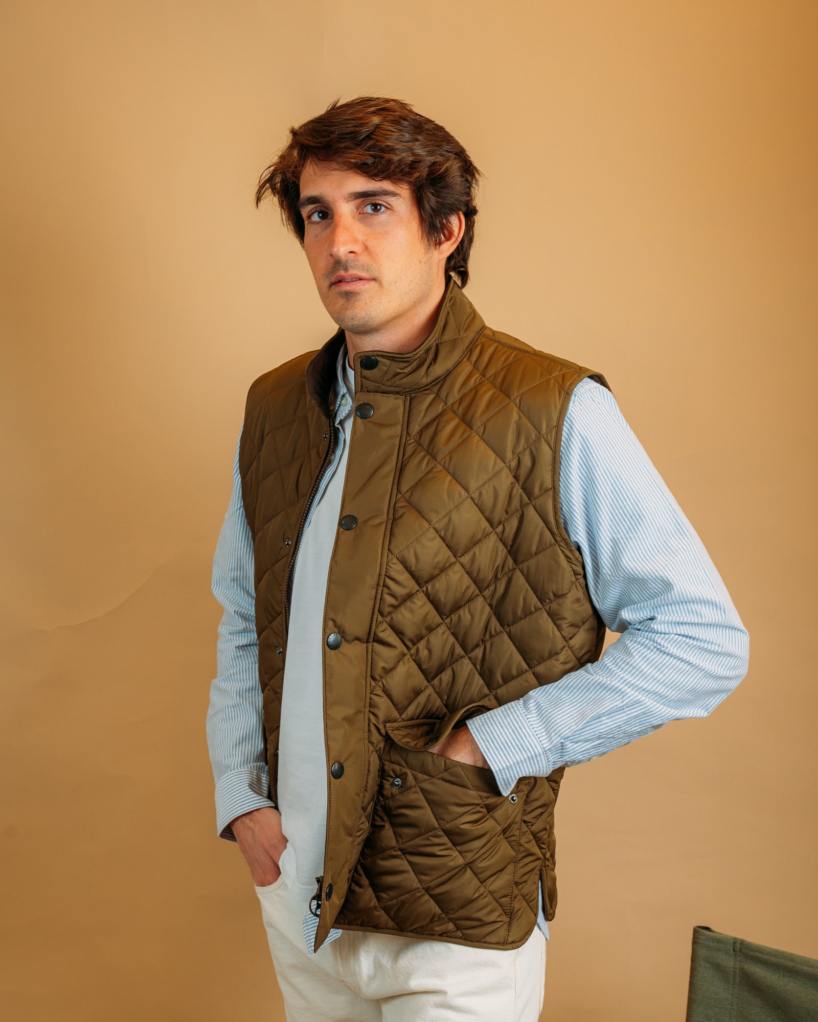 Gilet New Lowerdale Beech MGI0245 SN12 Barbour 