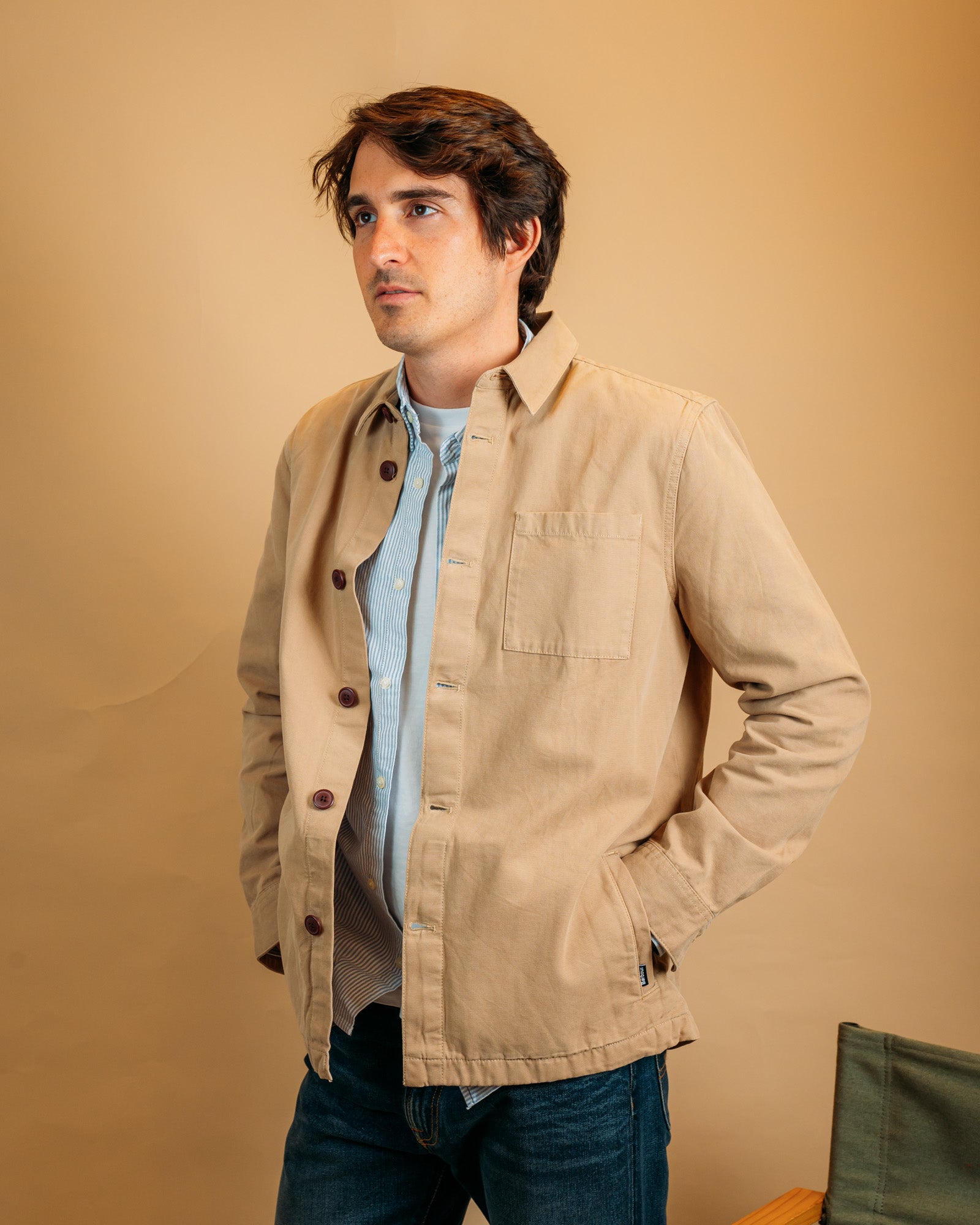 Overshirt Washed Stone MOS0281 ST17 Barbour 