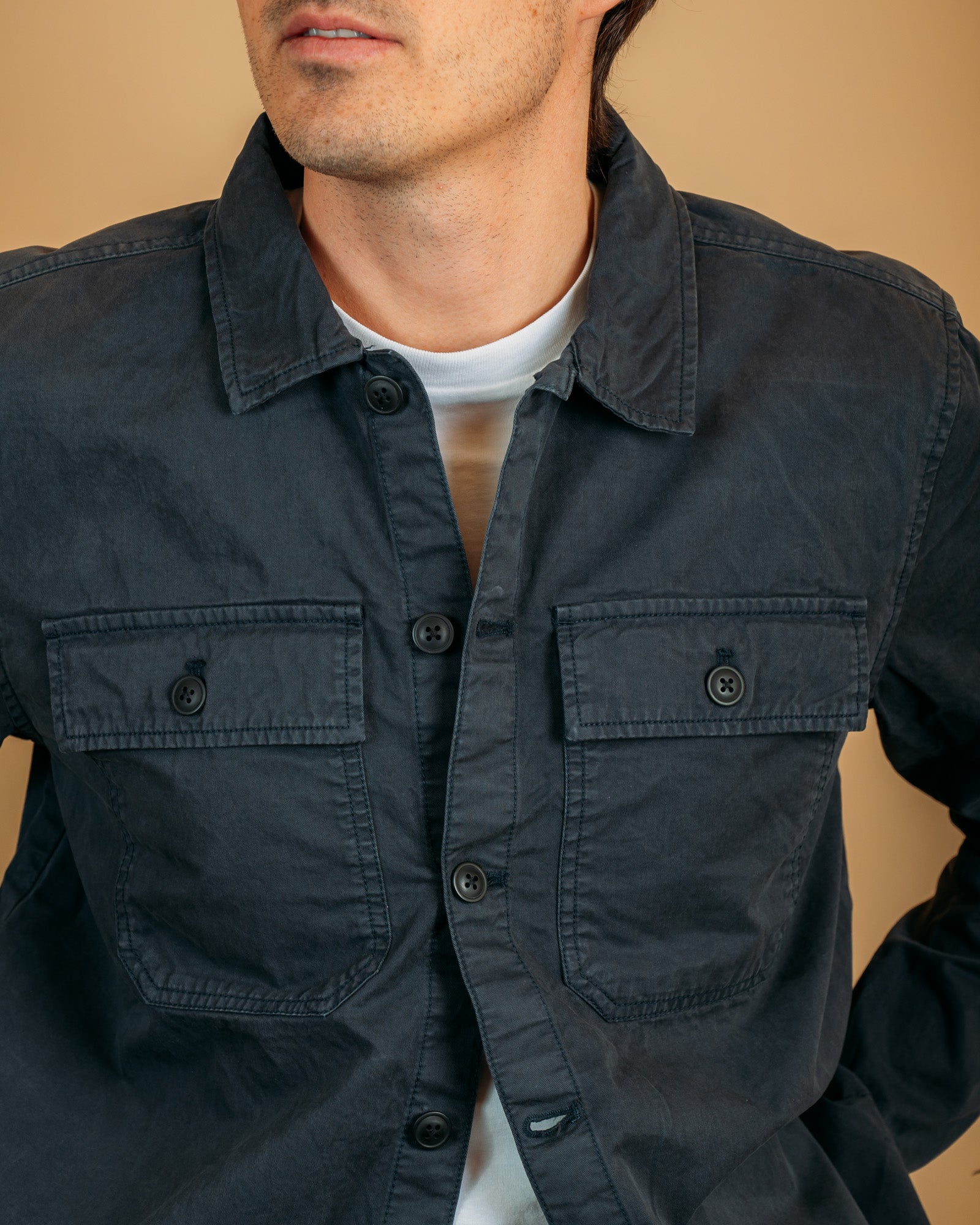 Overshirt Arlo Navy MOS0390 NY91 Barbour International 