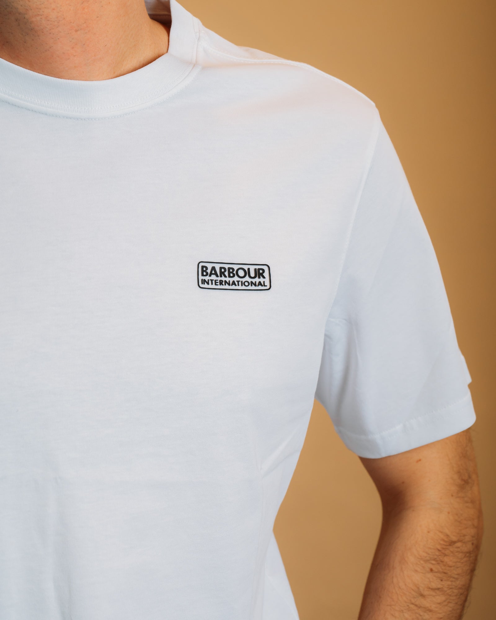 T-shirt Small Logo White-Black MTS0141 WH51 Barbour International 