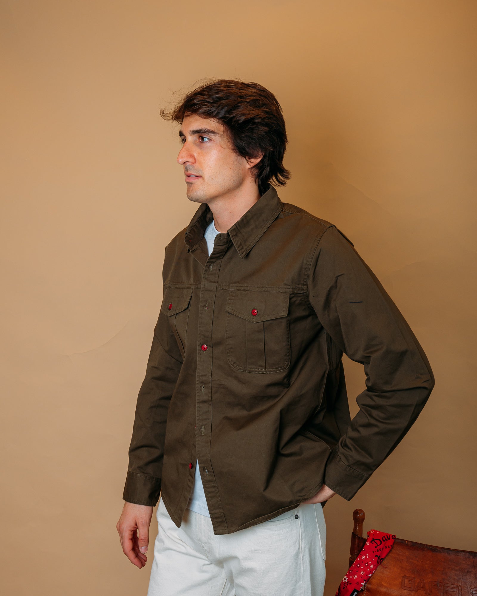 Workshirt Engineer Olive CFEW OLIVE Bennet Works 