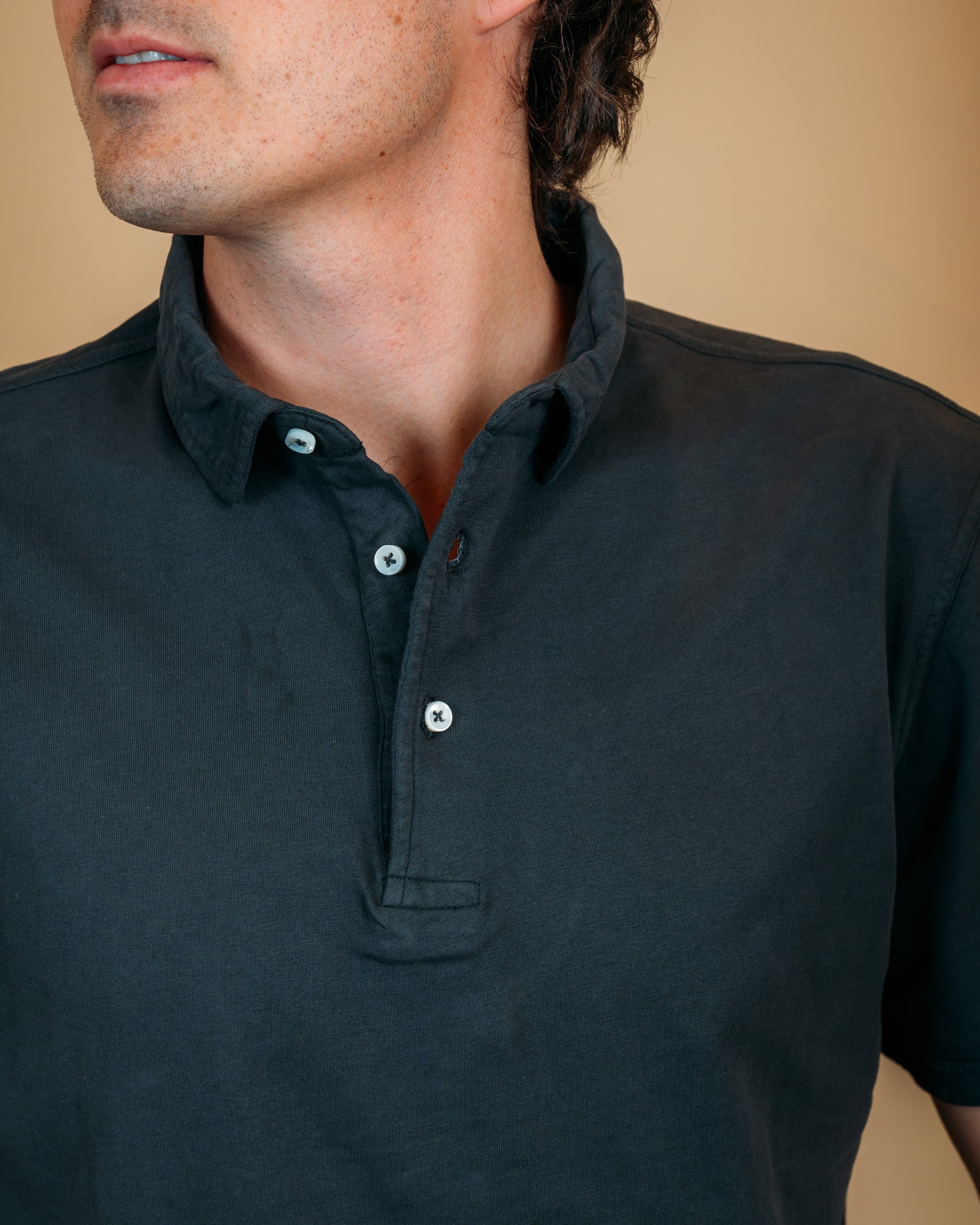Polo Carbon Faded Black BLKM7011-11 FB Bl'ker 