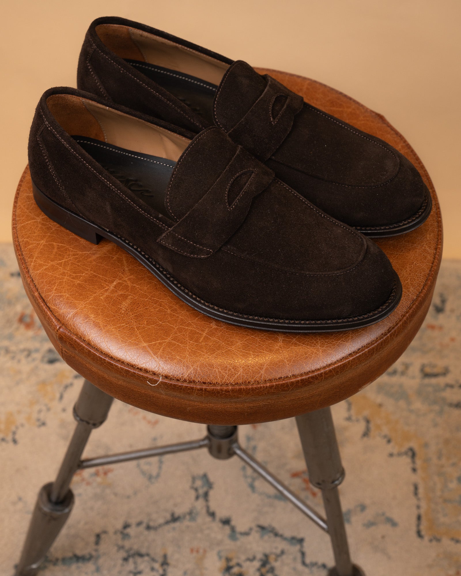 Mocassini Penny Loafer Camoscio Moro 4022FWTCAMF/ MO Crisci x Gaffi 