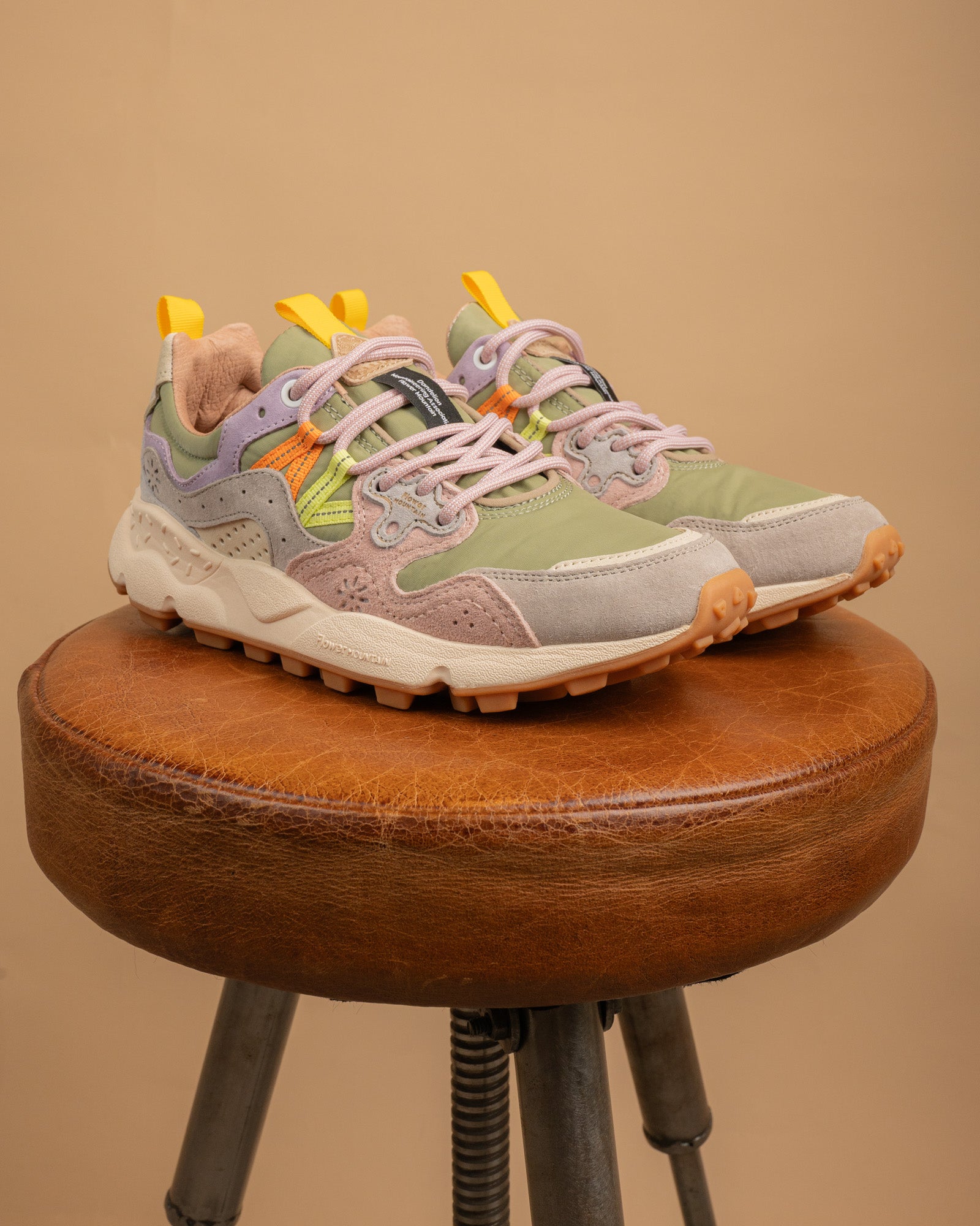 Sneakers Yamano 3 Grigio-Verde 001201781701 1B43 Flower Mountain 
