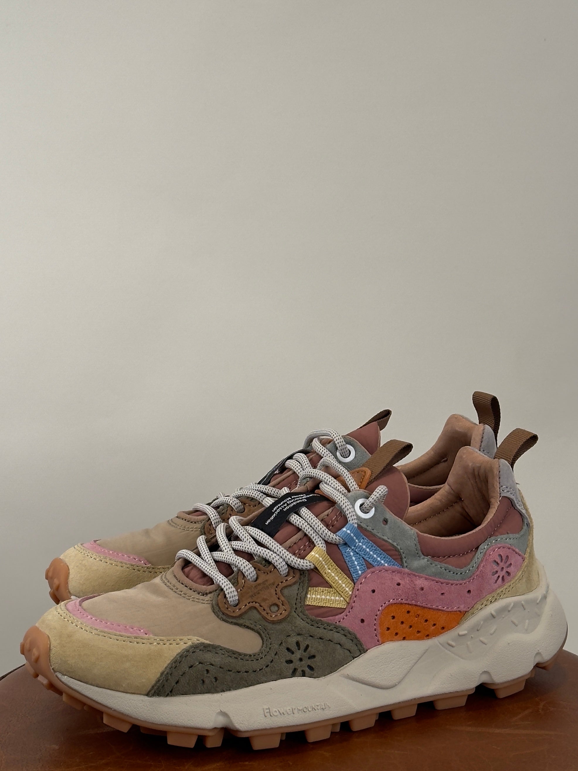 Sneakers Yamano 3 Cream-Taupe-Military 0012017817011E93 CREAM-TAUPE-MILITARY Flower Mountain 