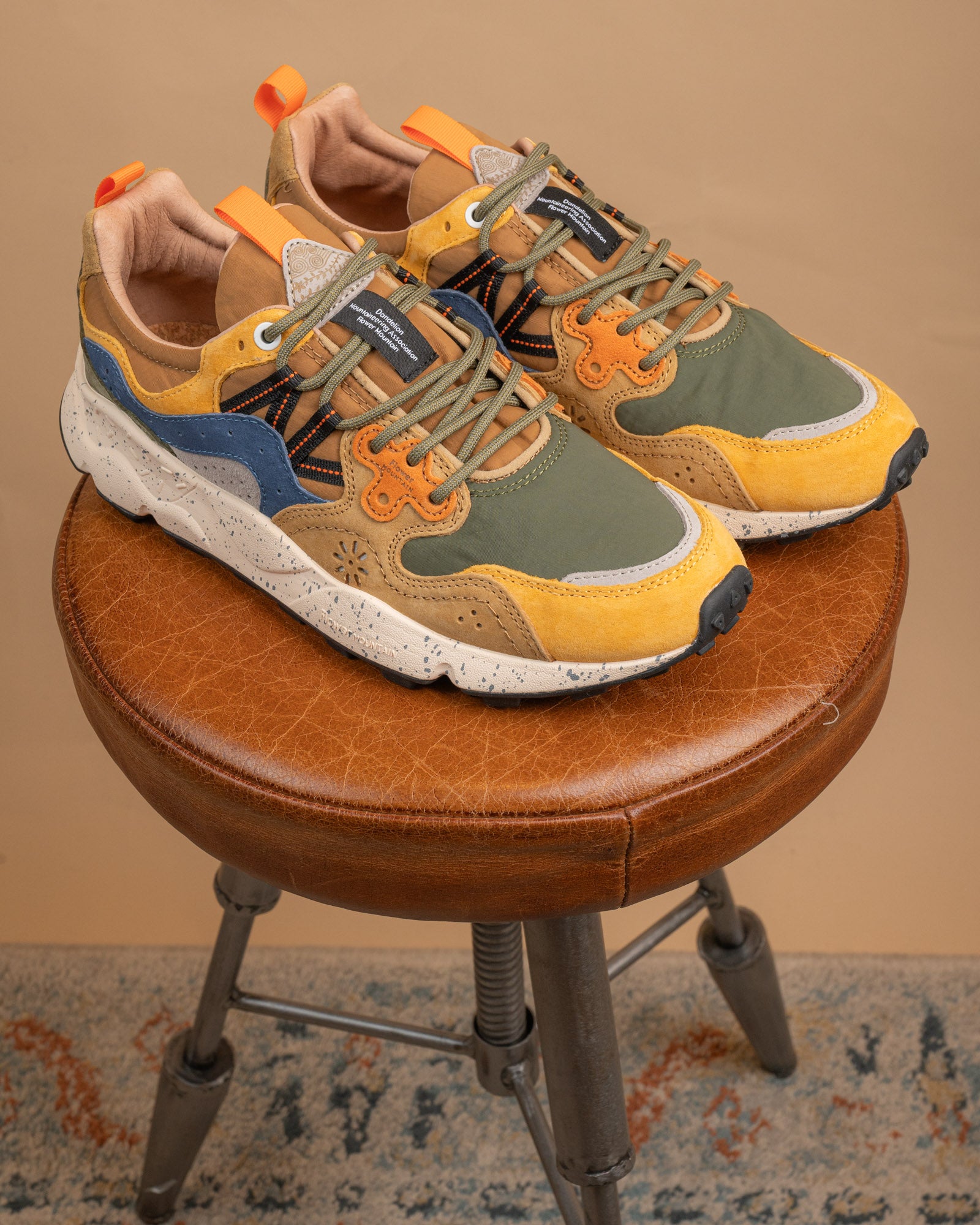 Sneakers Yamano 3 Giallo-Verde 001201781801 1G50 Flower Mountain 